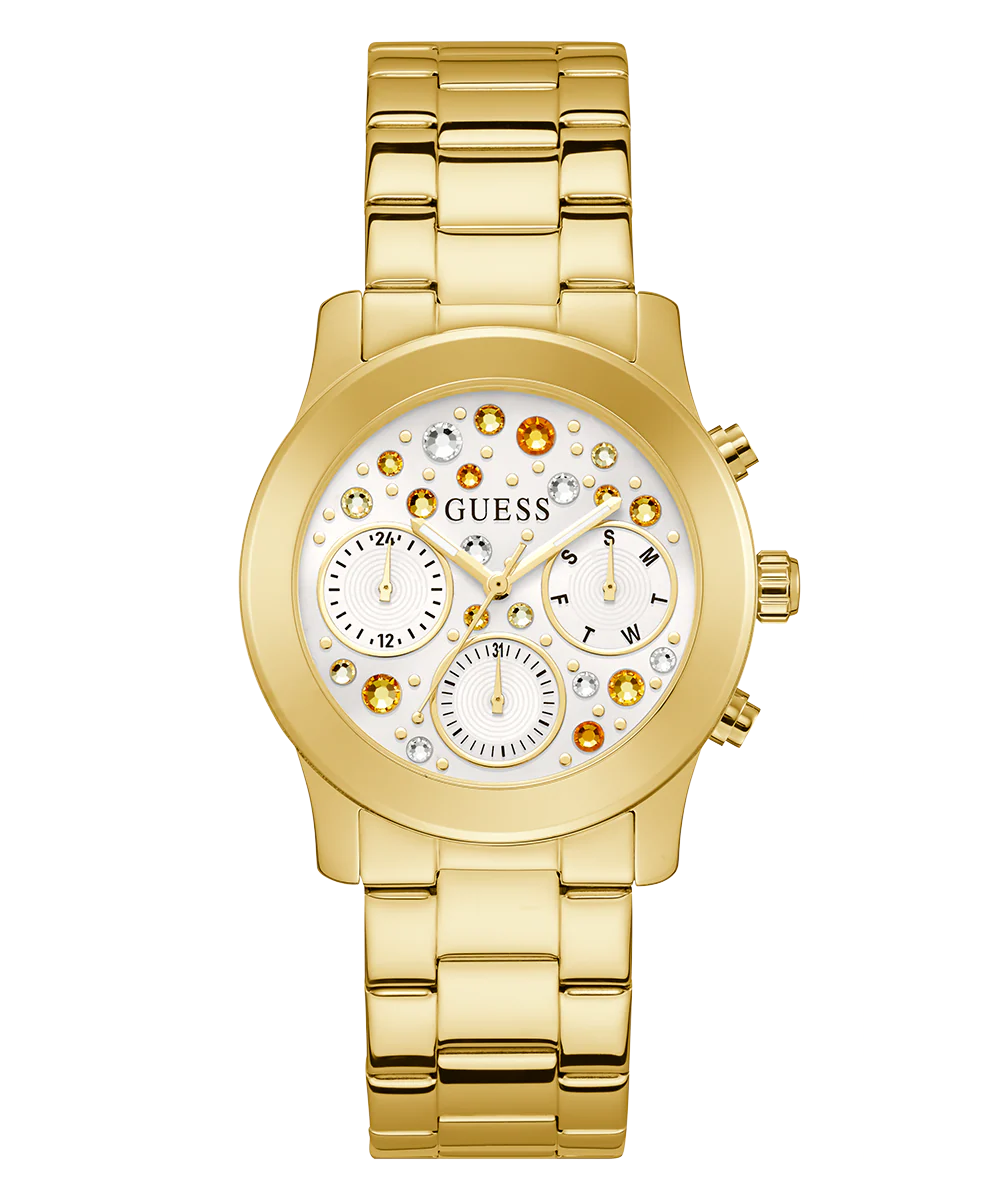 GUESS Ladies Gold Tone Multi-function Watch - Image 3