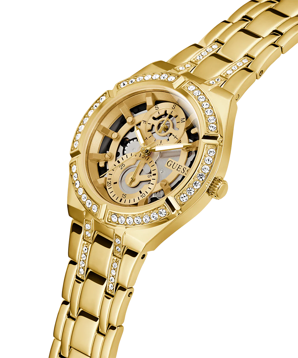 GUESS Ladies Gold Tone Multi-function Watch - Image 2