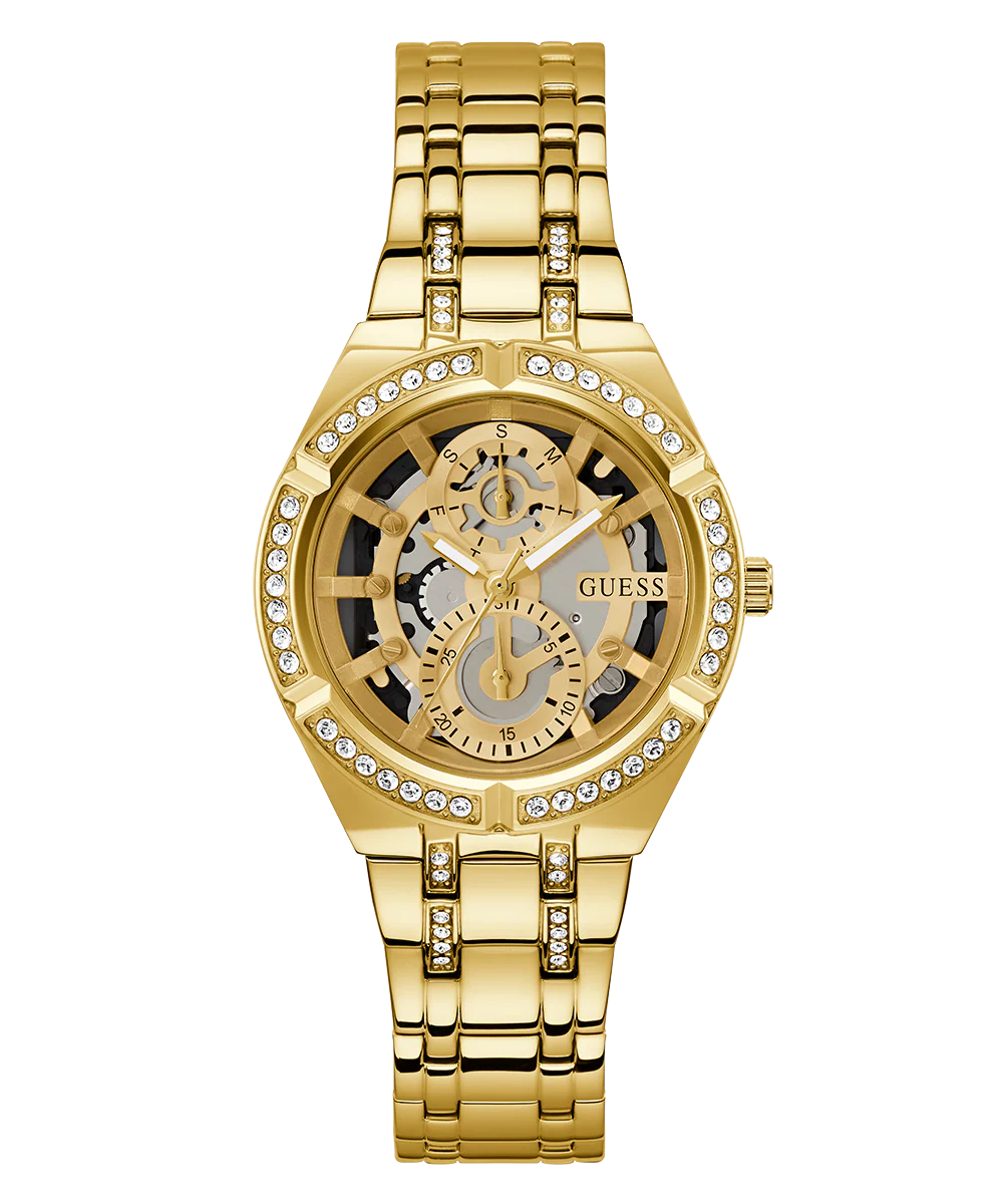 GUESS Ladies Gold Tone Multi-function Watch - Image 3