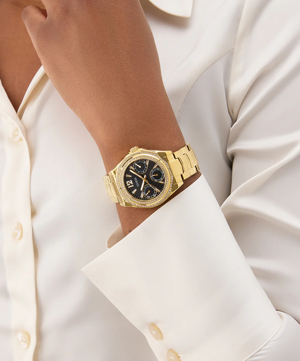 GUESS Ladies Gold Tone Multi-function Watch - Image 3