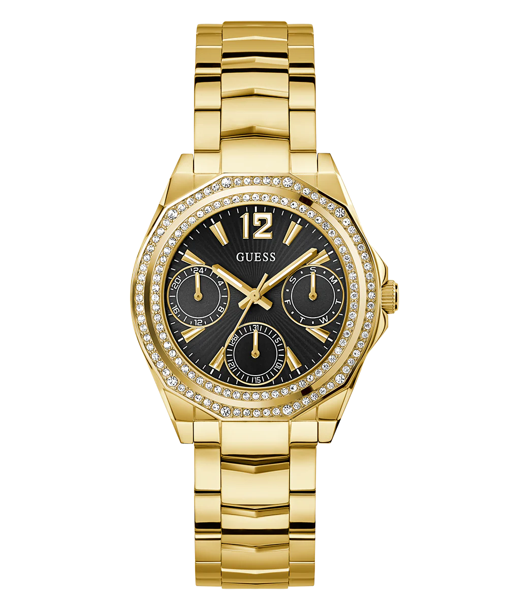 GUESS Ladies Gold Tone Multi-function Watch - Image 4