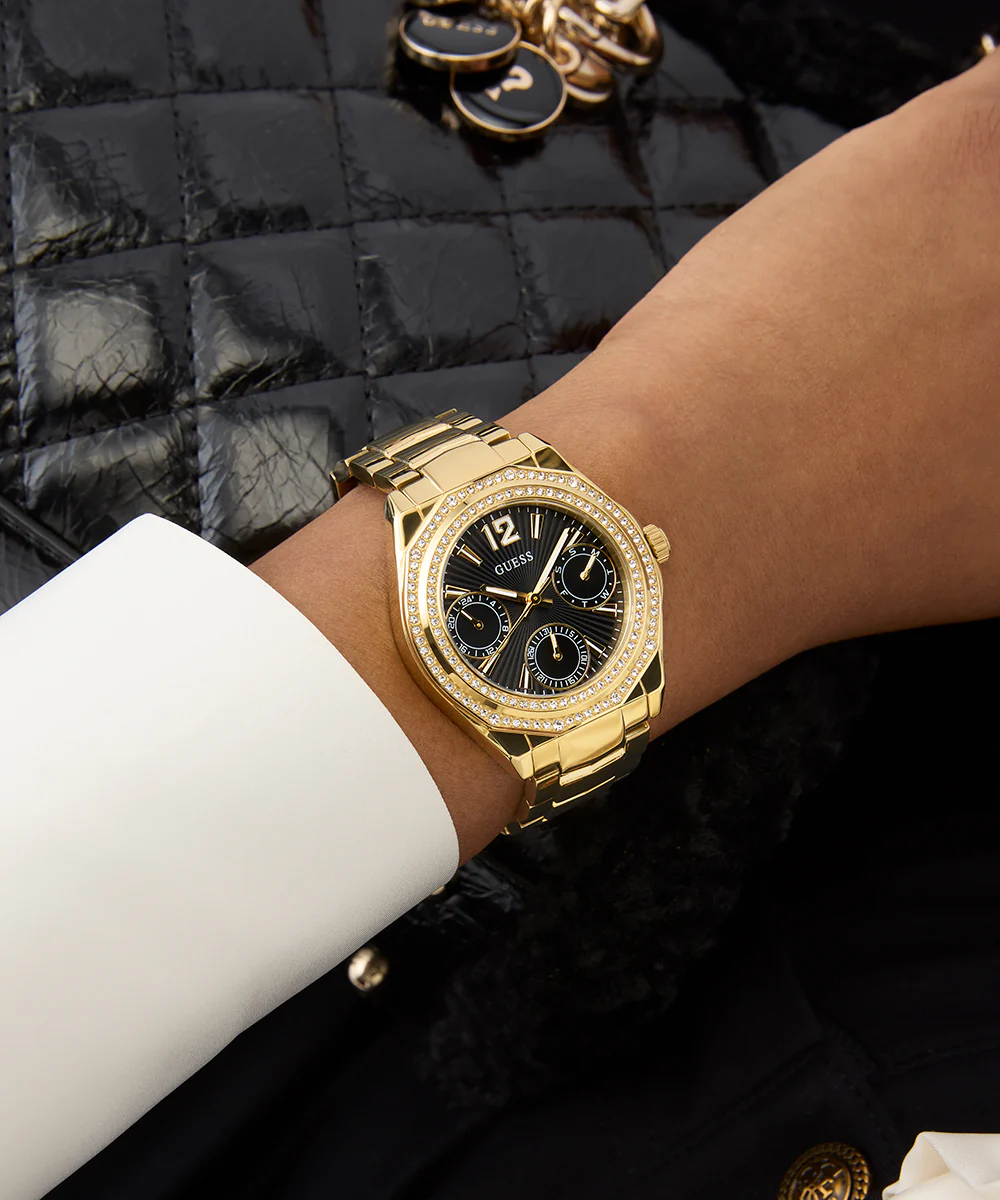 GUESS Ladies Gold Tone Multi-function Watch - Image 5