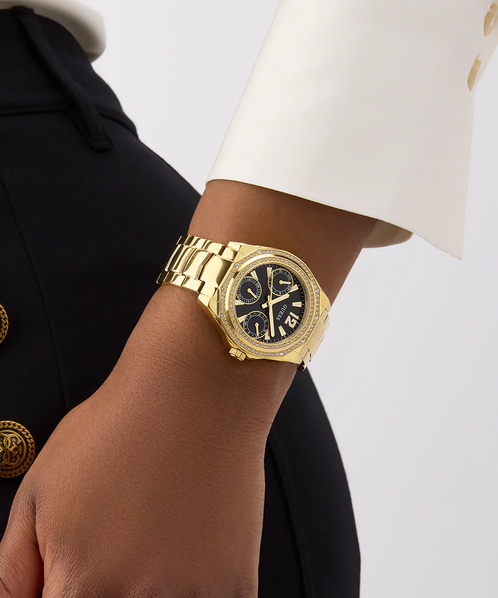 GUESS Ladies Gold Tone Multi-function Watch - Image 6
