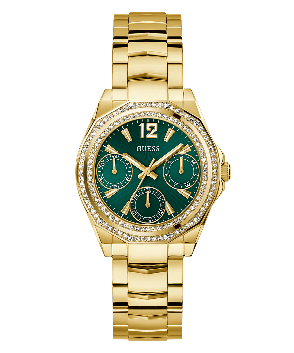 GUESS Ladies Gold Tone Multi-function Watch - Image 4