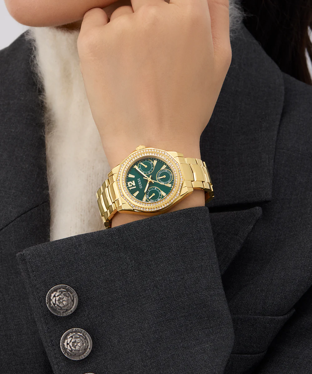 GUESS Ladies Gold Tone Multi-function Watch - Image 5