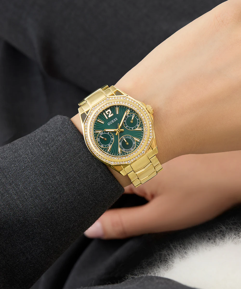 GUESS Ladies Gold Tone Multi-function Watch - Image 6