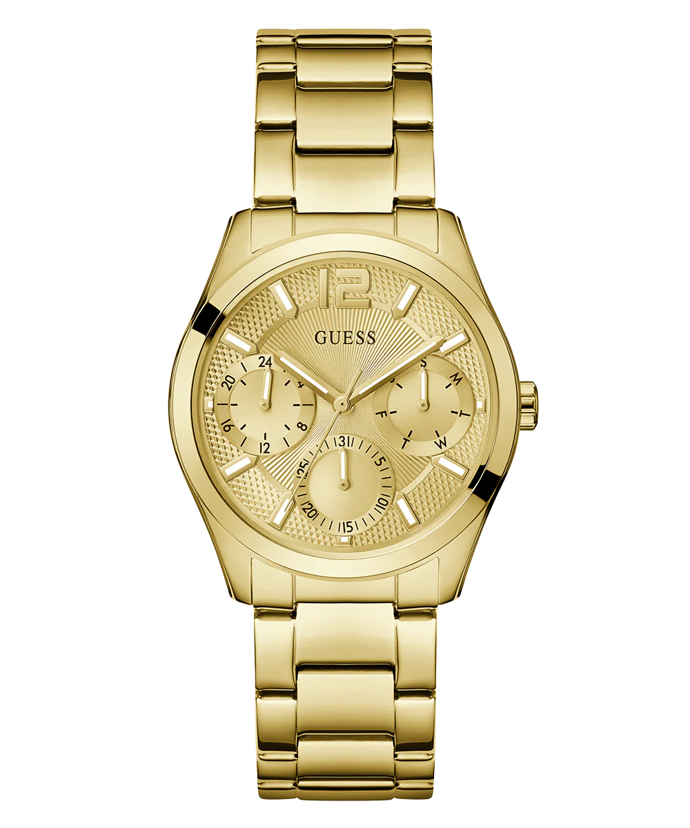 GUESS Ladies Gold Tone Multi-function Watch - Image 4