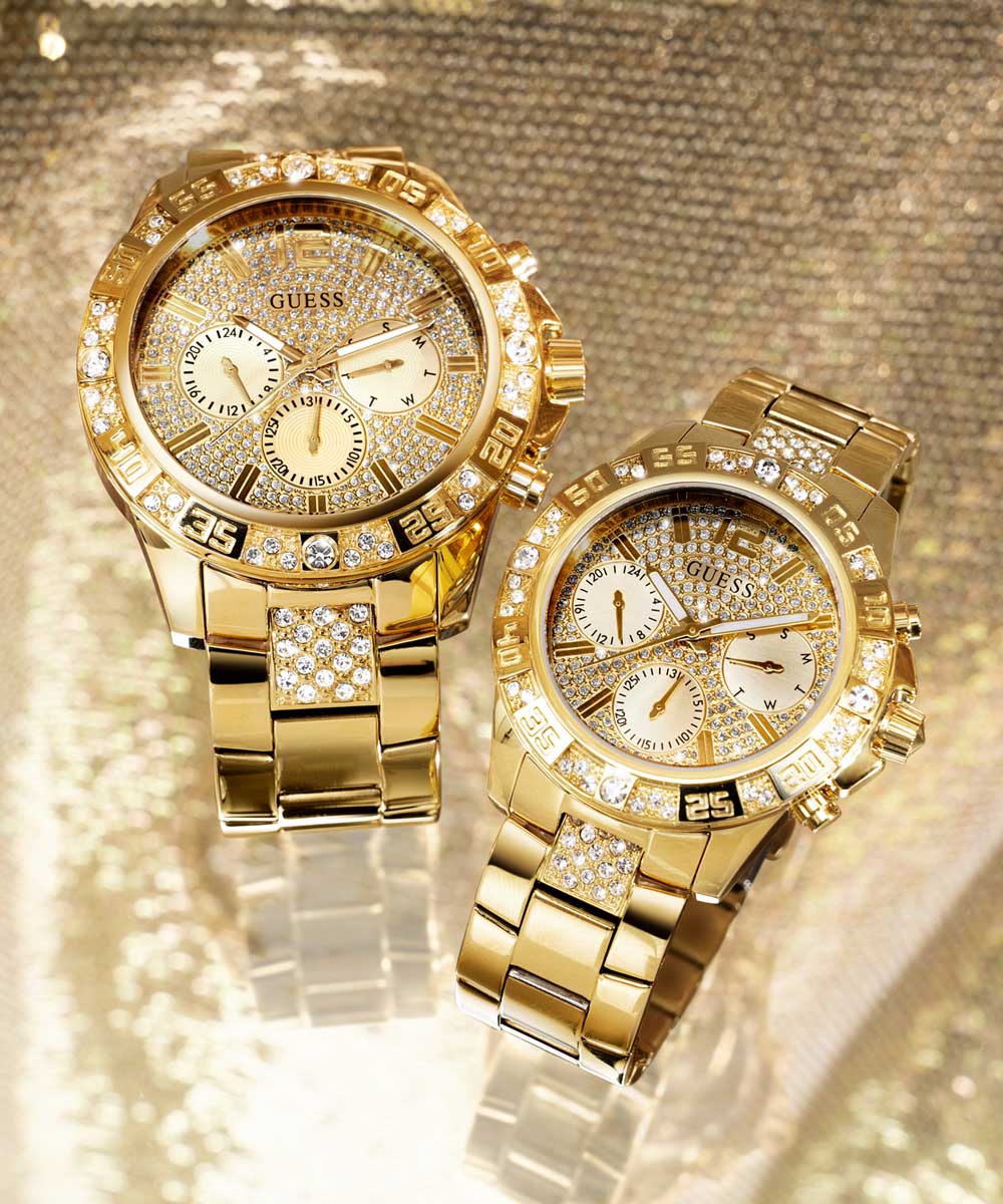 GUESS Ladies Gold Tone Multi-function Watch - Image 2
