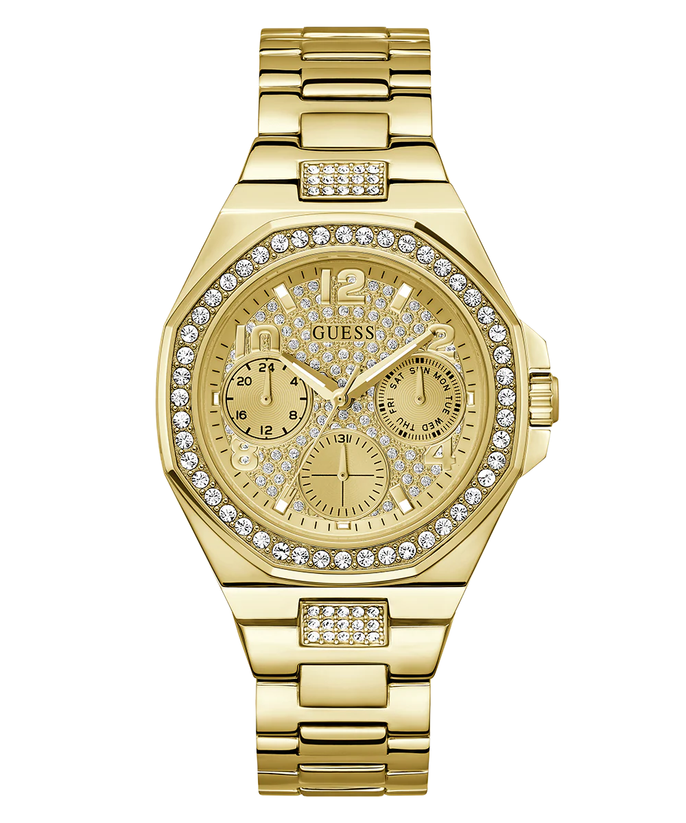 GUESS Ladies Gold Tone Multi-function Watch - Image 4
