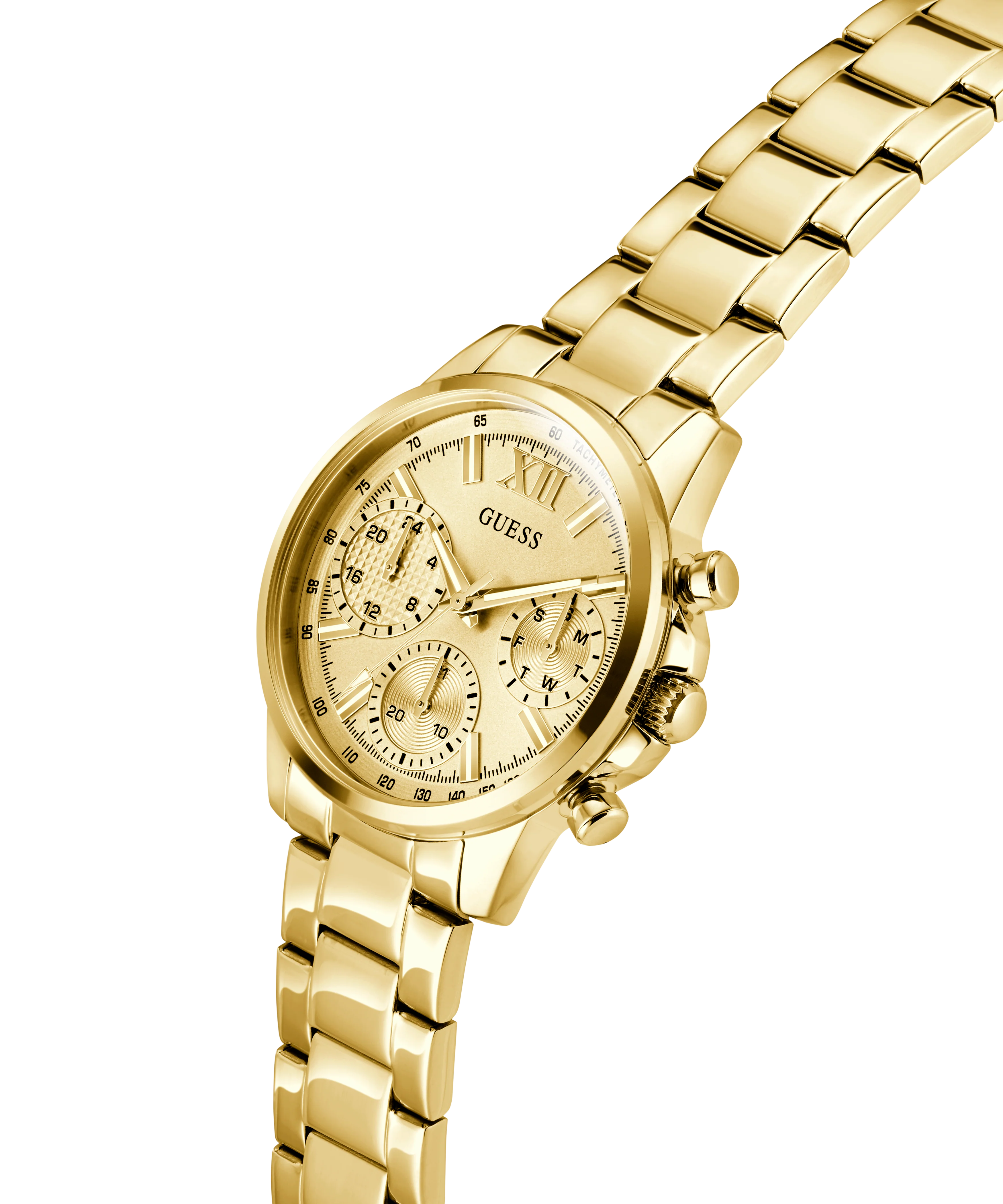 GUESS Ladies Gold Tone Multi-function Watch - Image 3