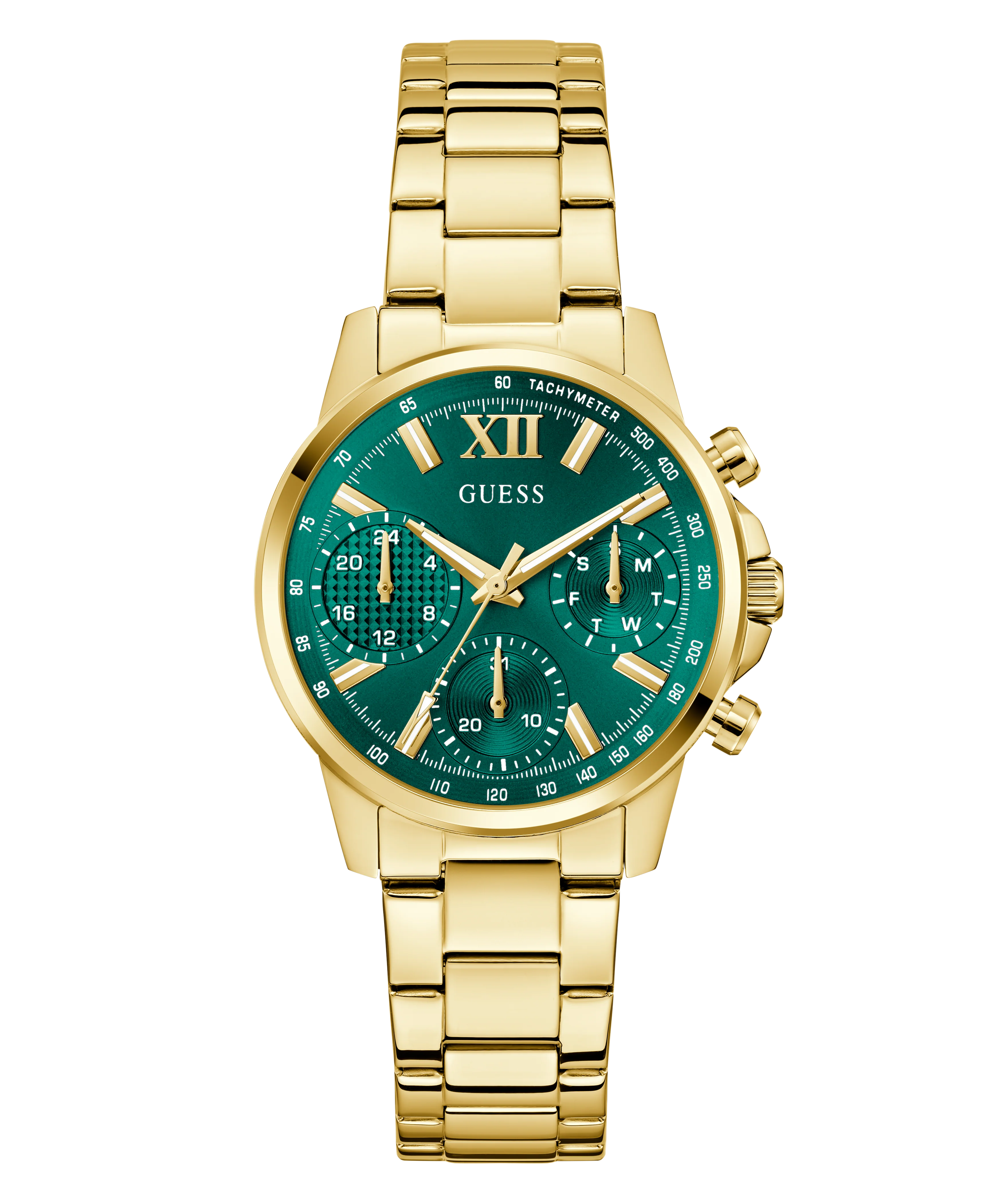 GUESS Ladies Gold Tone Multi-function Watch - Image 4