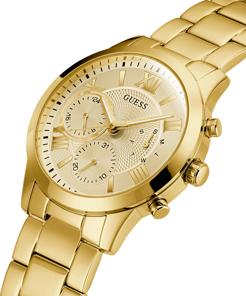 GUESS Ladies Gold Tone Multi-function Watch - Image 3