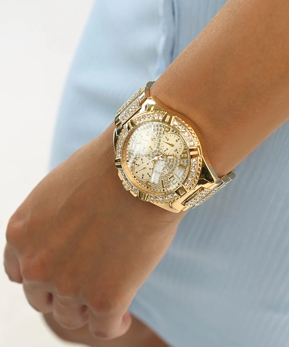 GUESS Ladies Gold Tone Multi-function Watch - Image 2