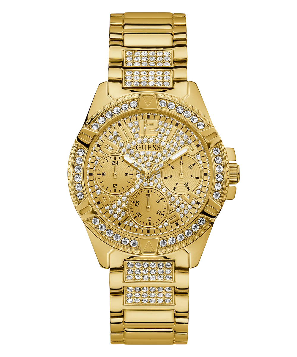 GUESS Ladies Gold Tone Multi-function Watch - Image 5