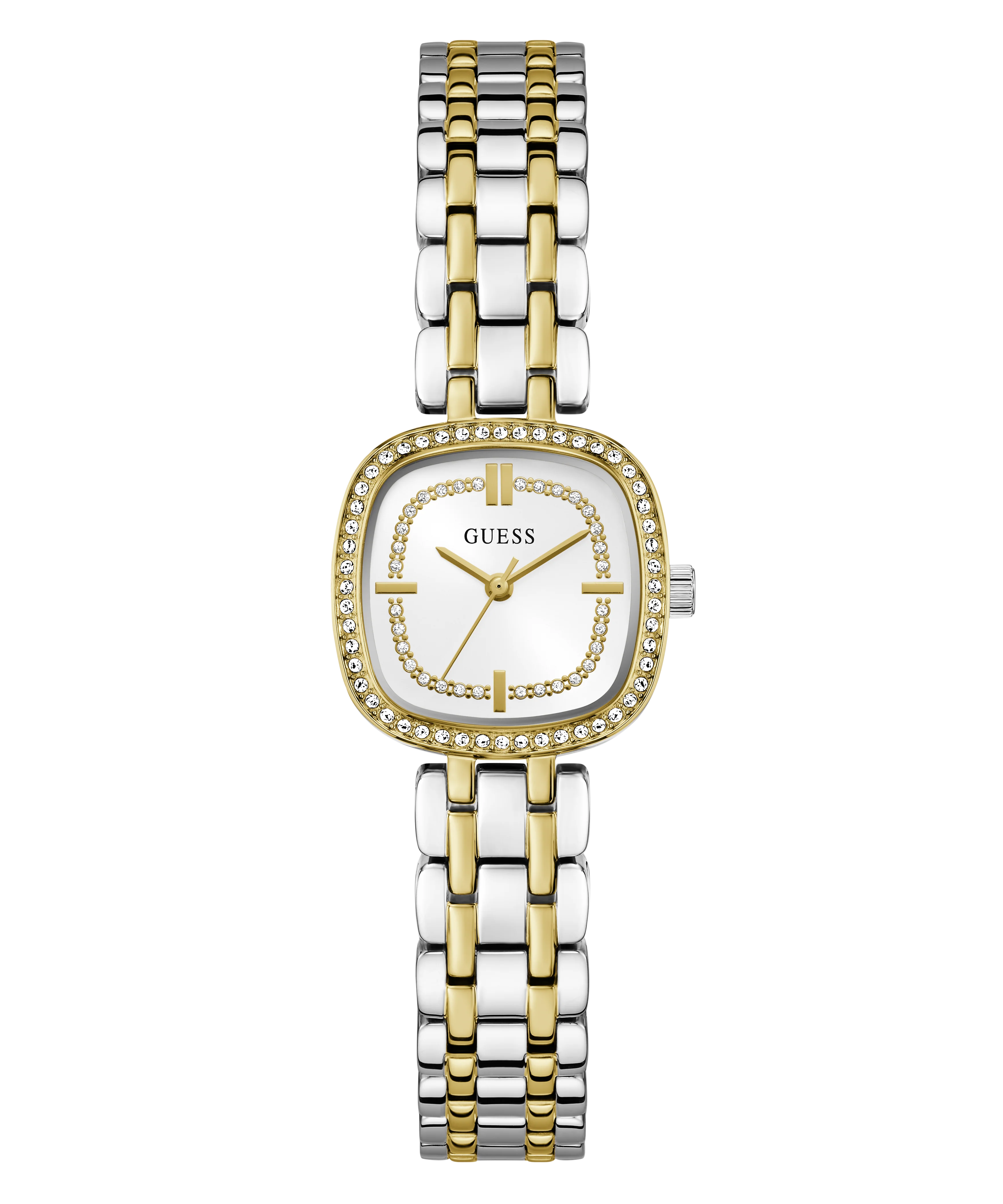 GUESS Ladies Hazel 2-Tone Analog Watch - Image 6