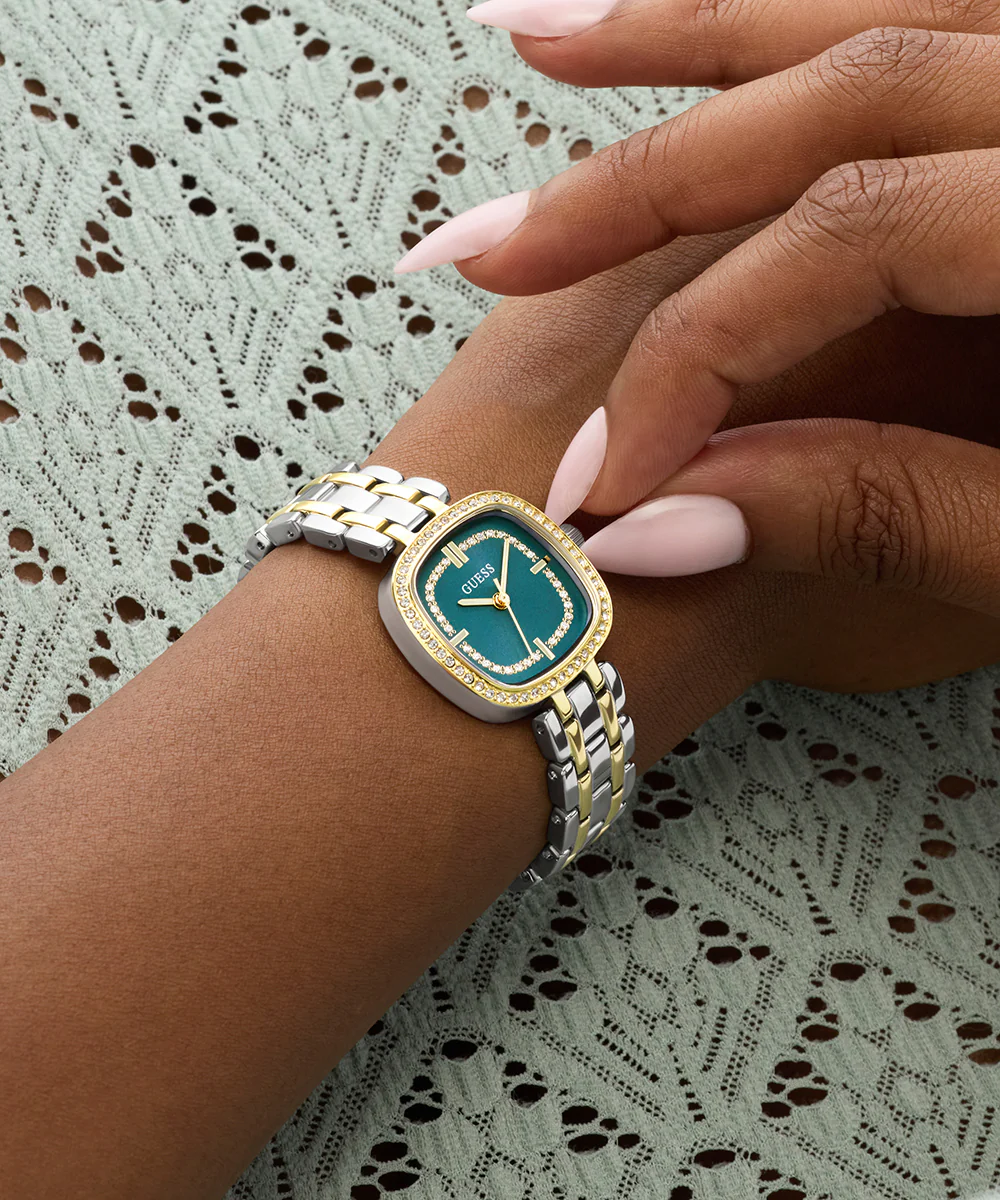 GUESS Ladies Hazel 2-Tone Analog Watch - Image 3