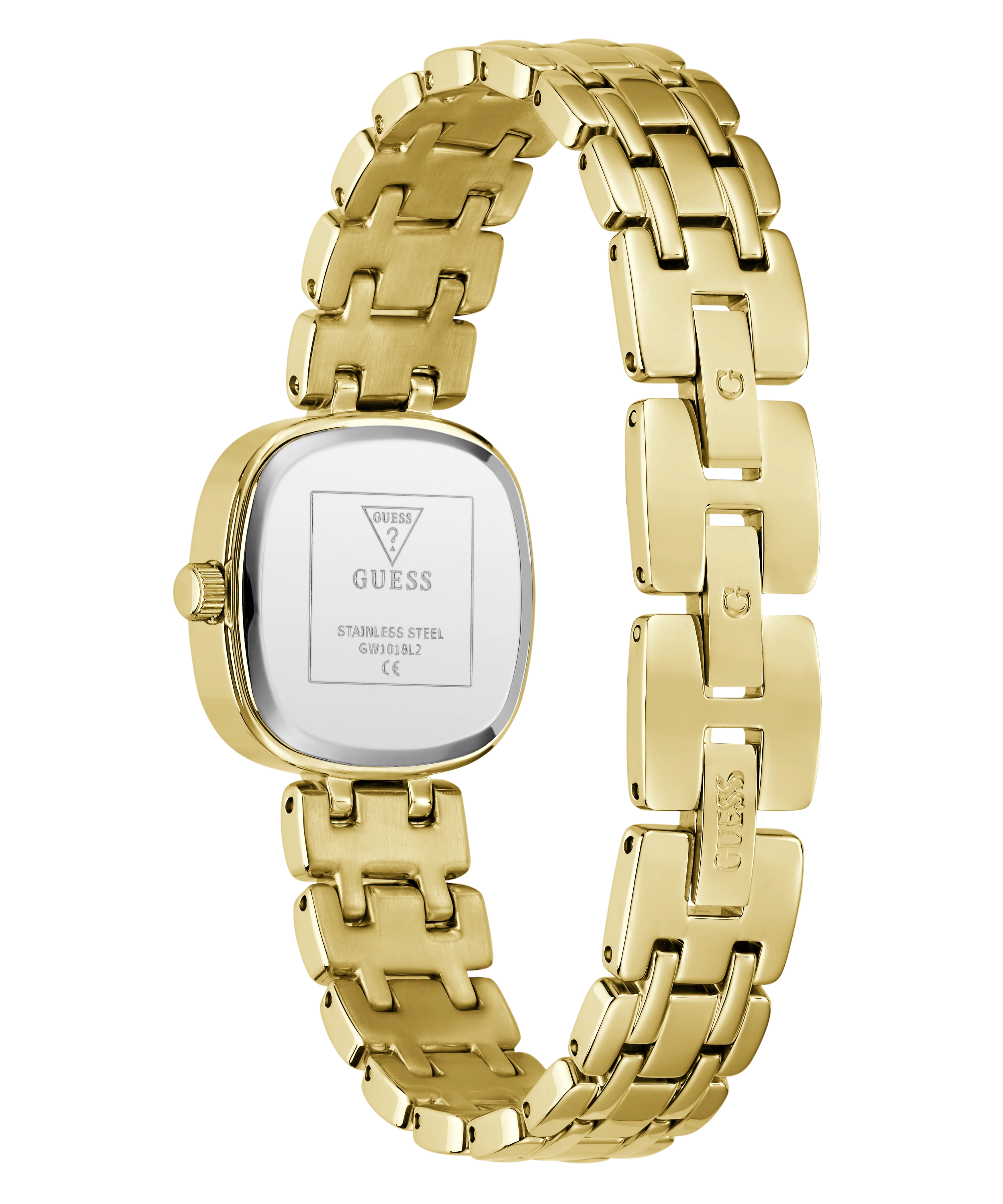 GUESS Ladies Hazel Gold Tone Analog Watch - Image 7