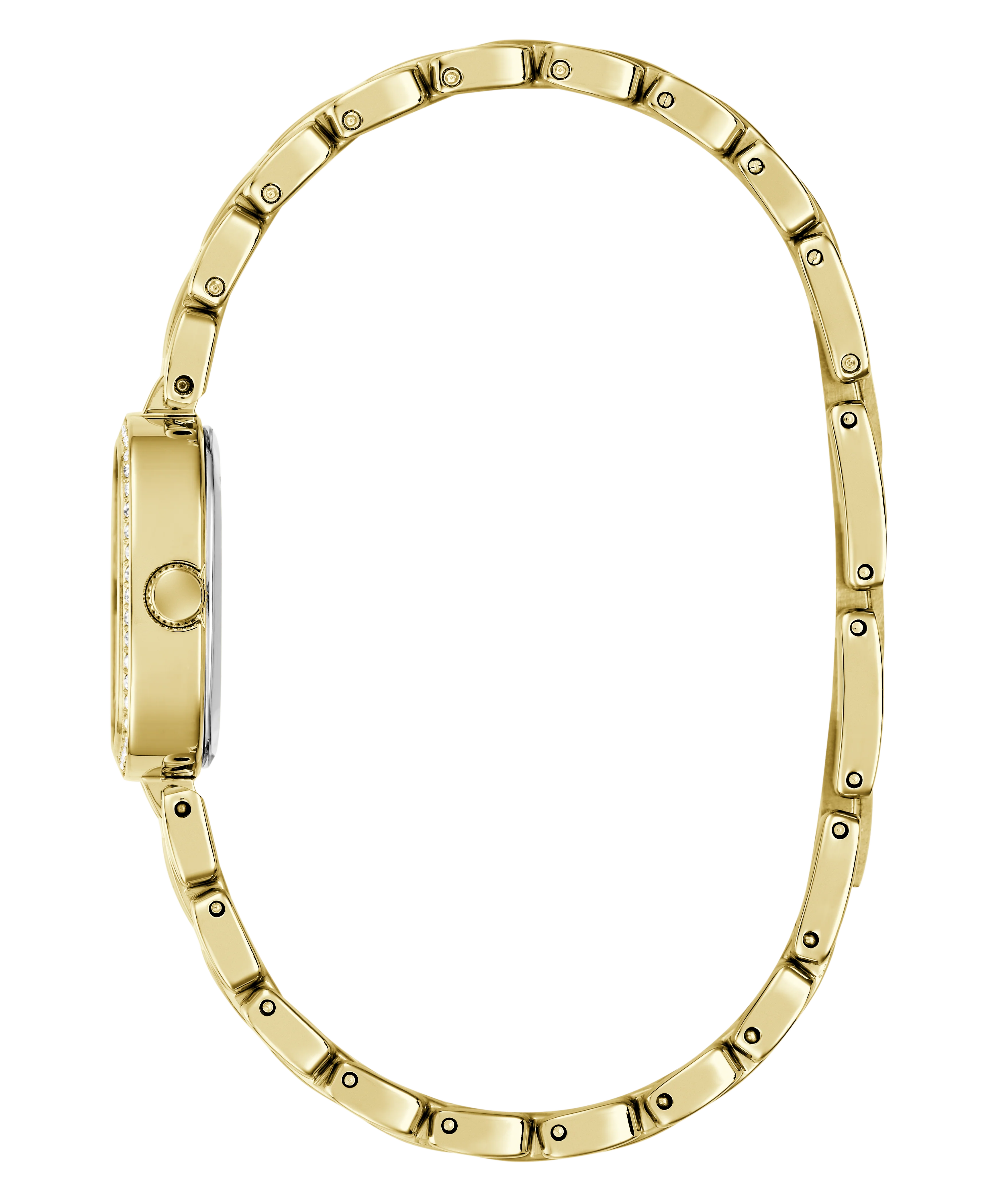 GUESS Ladies Hazel Gold Tone Analog Watch - Image 8