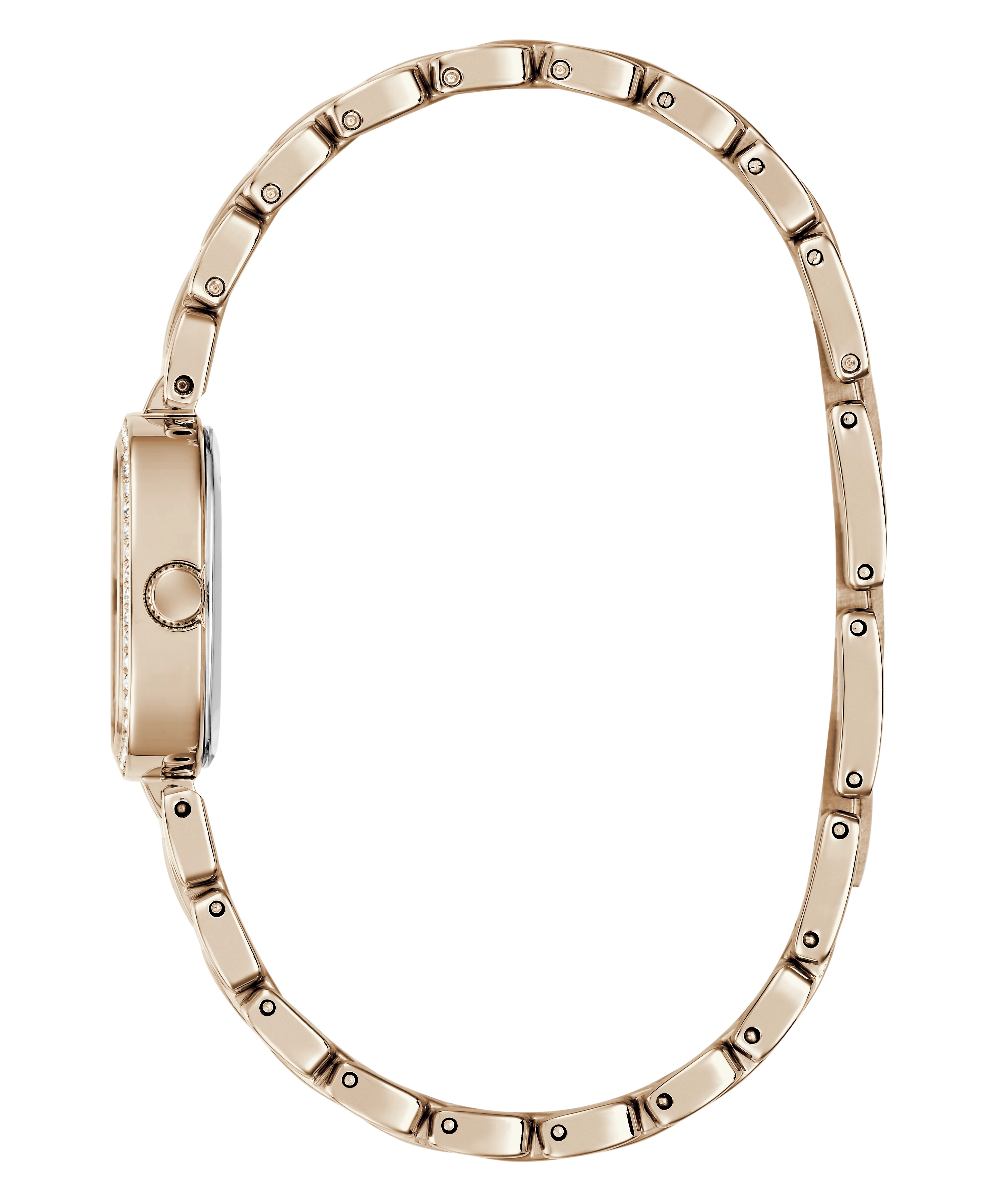 GUESS Ladies Hazel Rose Gold Tone Analog Watch - Image 8