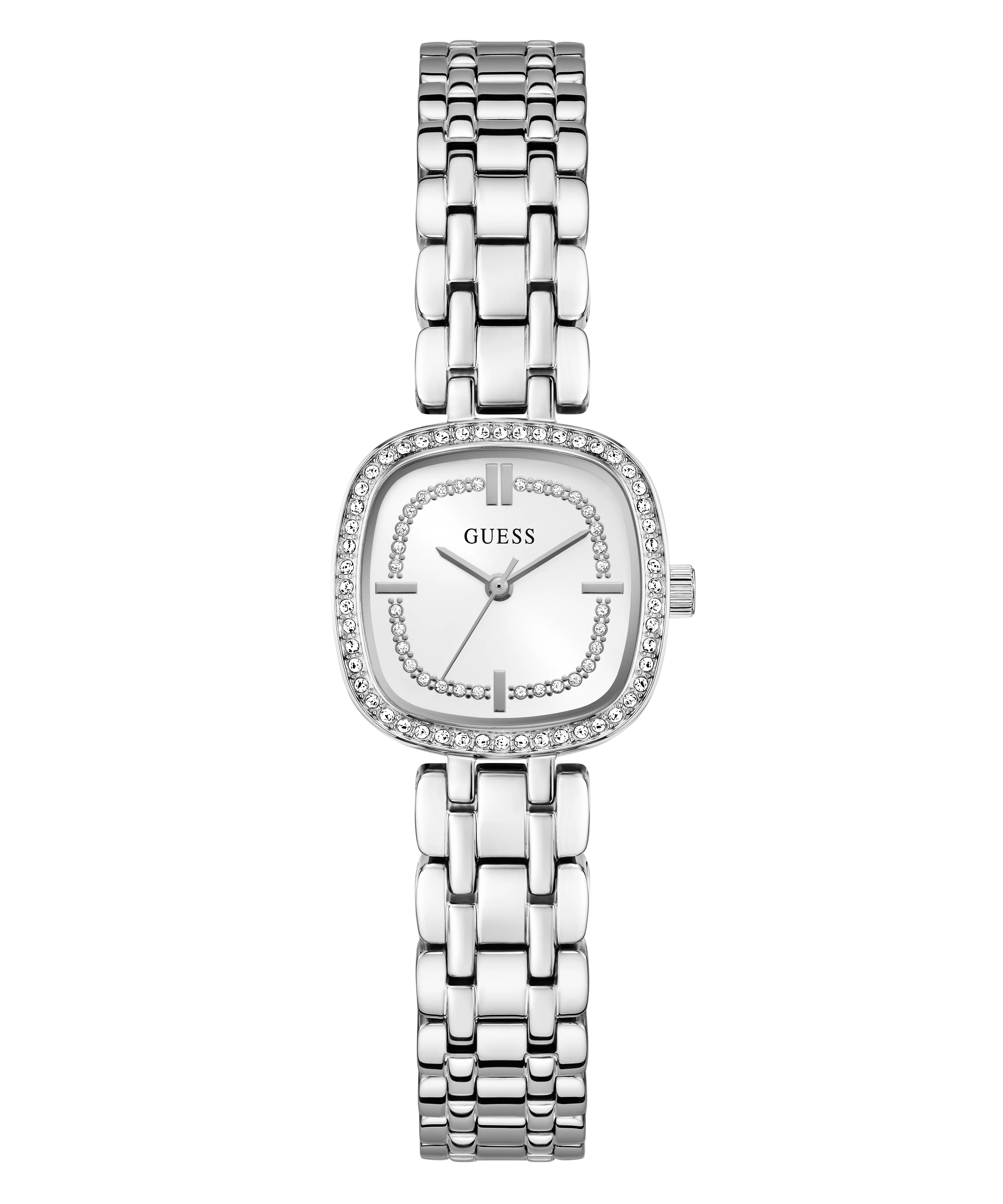 GUESS Ladies Hazel Silver Tone Analog Watch - Image 4