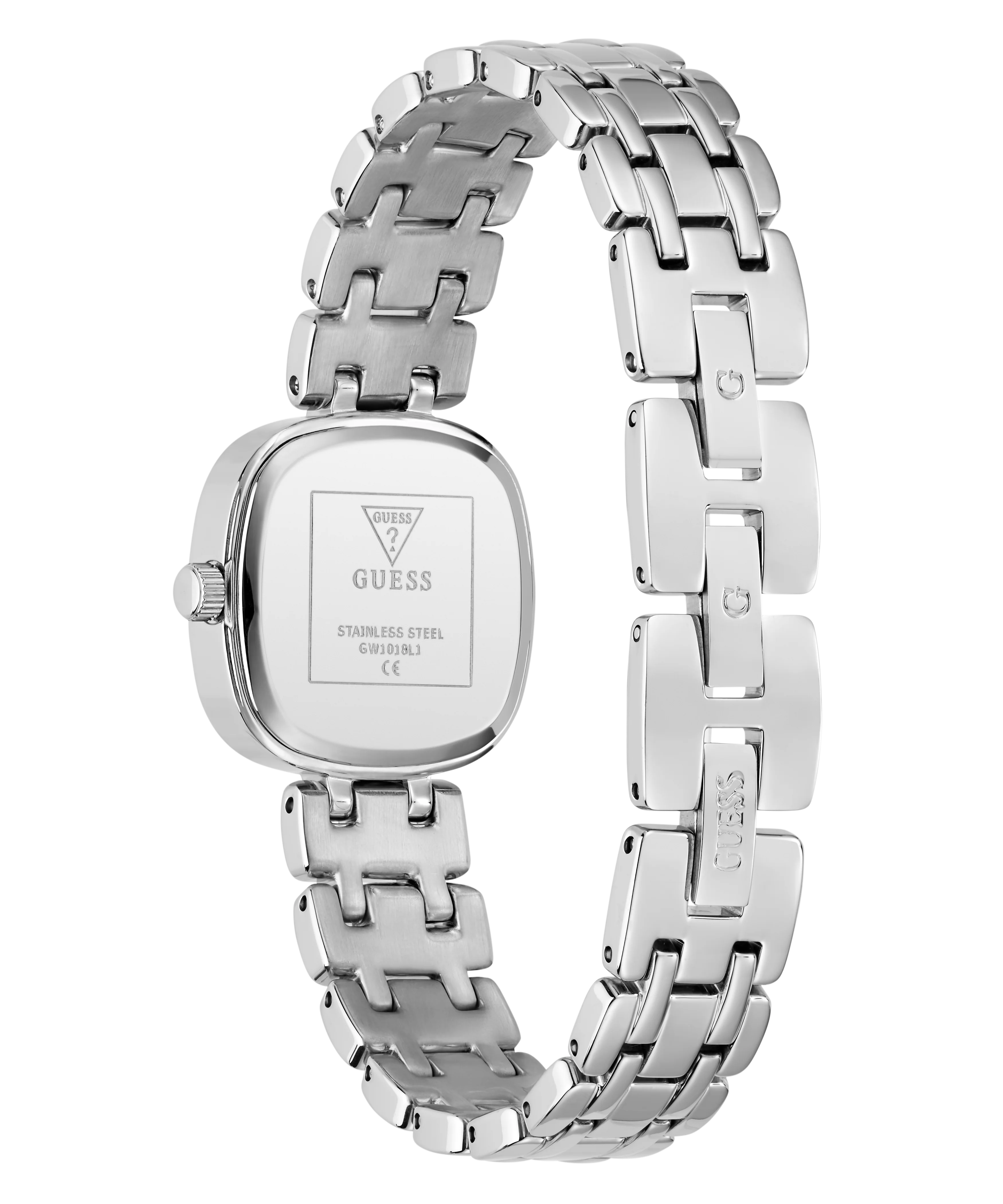 GUESS Ladies Hazel Silver Tone Analog Watch - Image 7