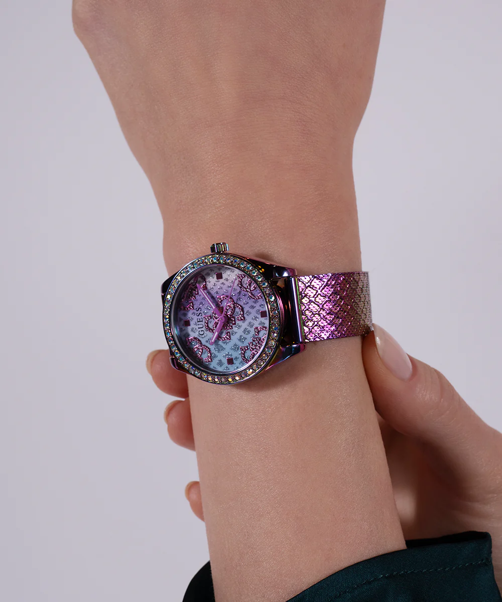 GUESS Ladies Iridescent Analog Watch - Image 4