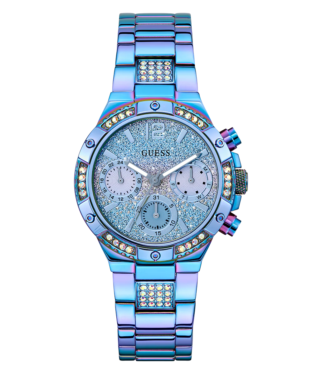 GUESS Ladies Iridescent Blue Multi-function Watch - Image 3