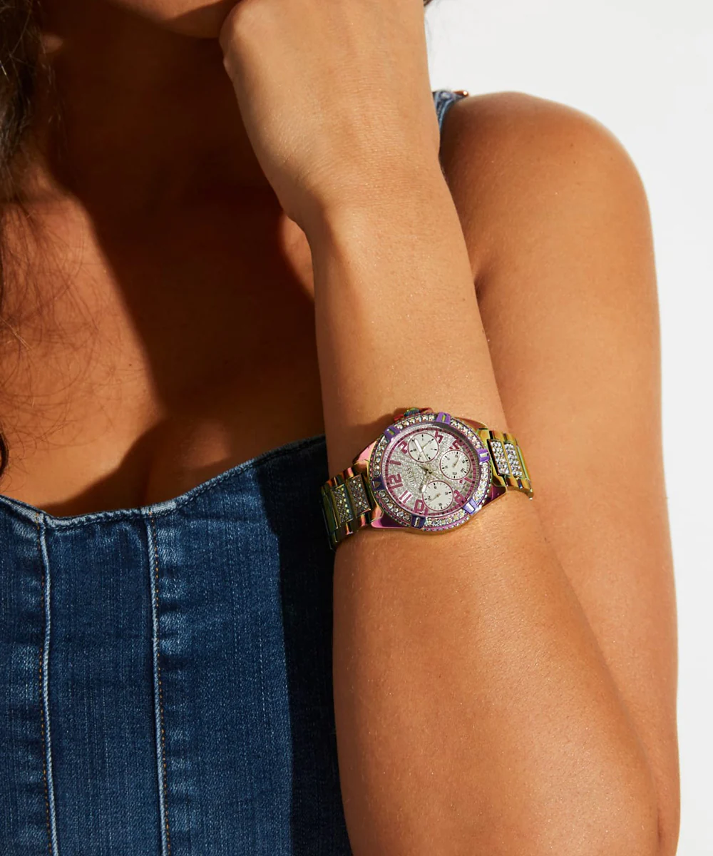 GUESS Ladies Iridescent Multi-function Watch - Image 9