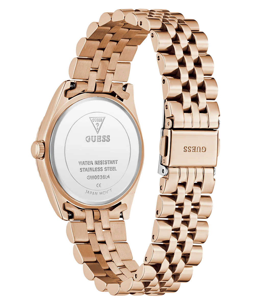 GUESS Ladies Jada Rose Gold Tone Multi-function Date Watch - Image 7