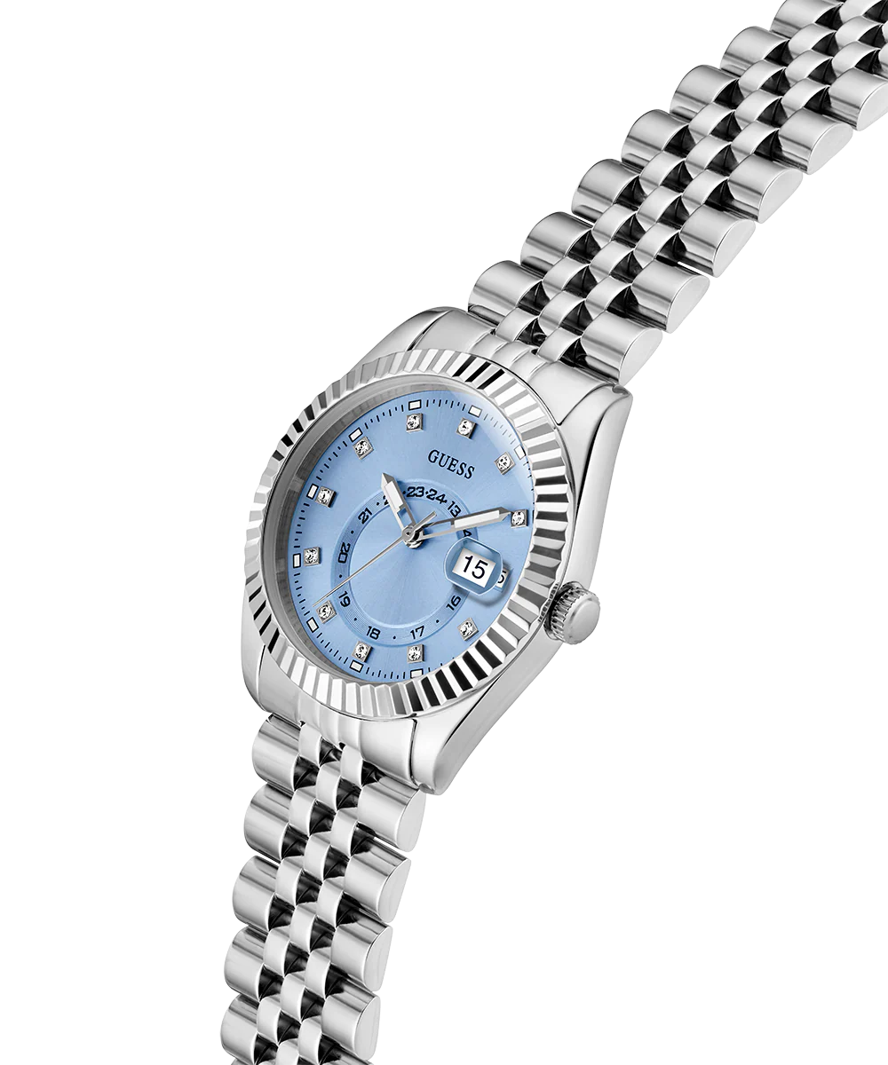 GUESS Ladies Jada Silver Tone Multi-function Date Watch - Image 3