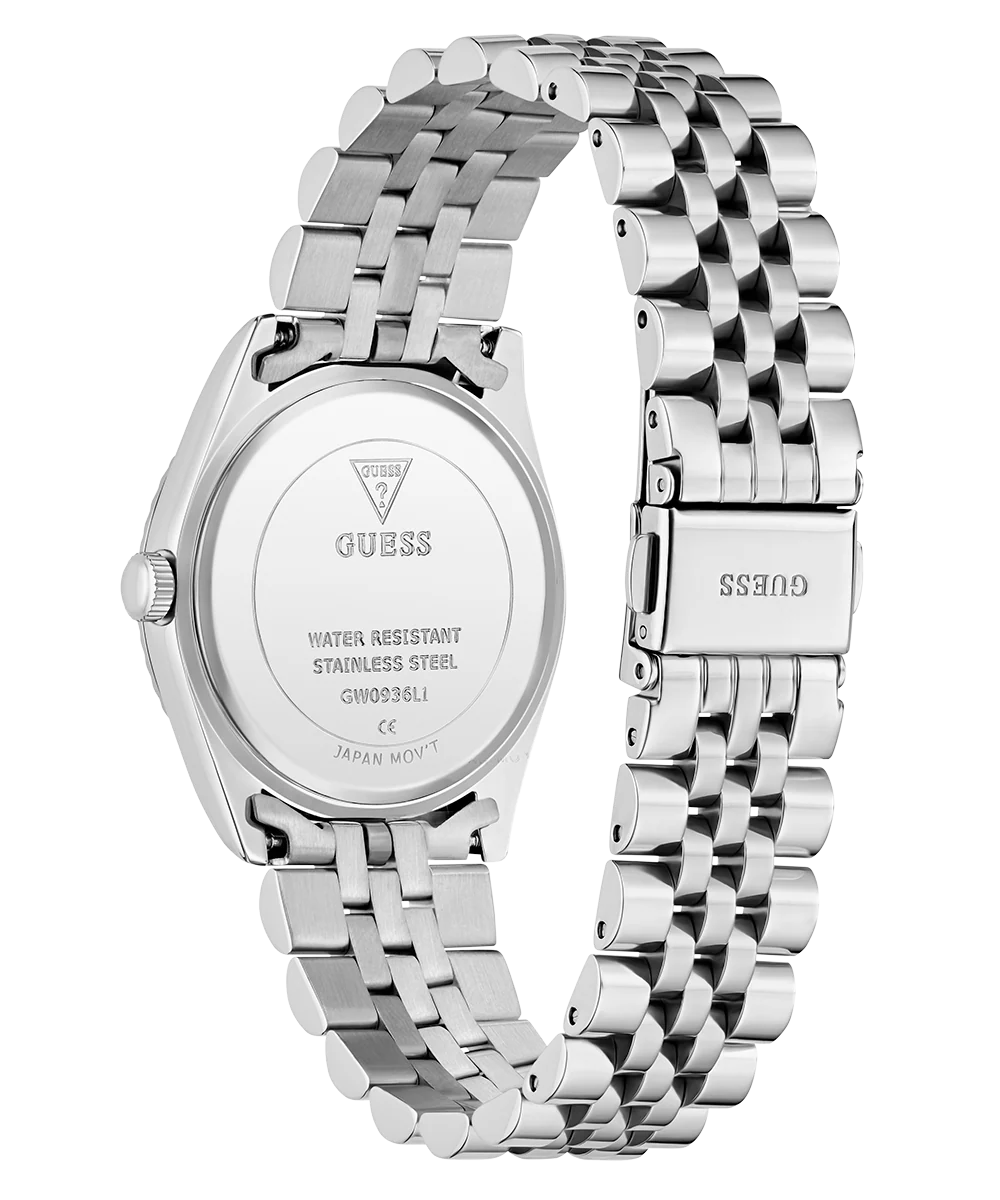 GUESS Ladies Jada Silver Tone Multi-function Date Watch - Image 7