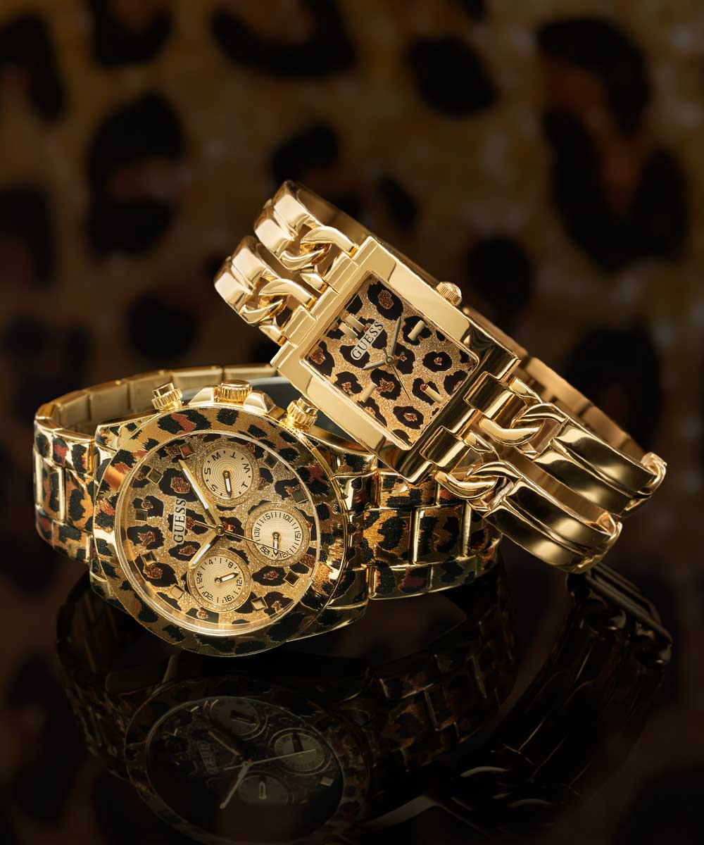 GUESS Ladies Leopard Multi-function Watch - Image 2