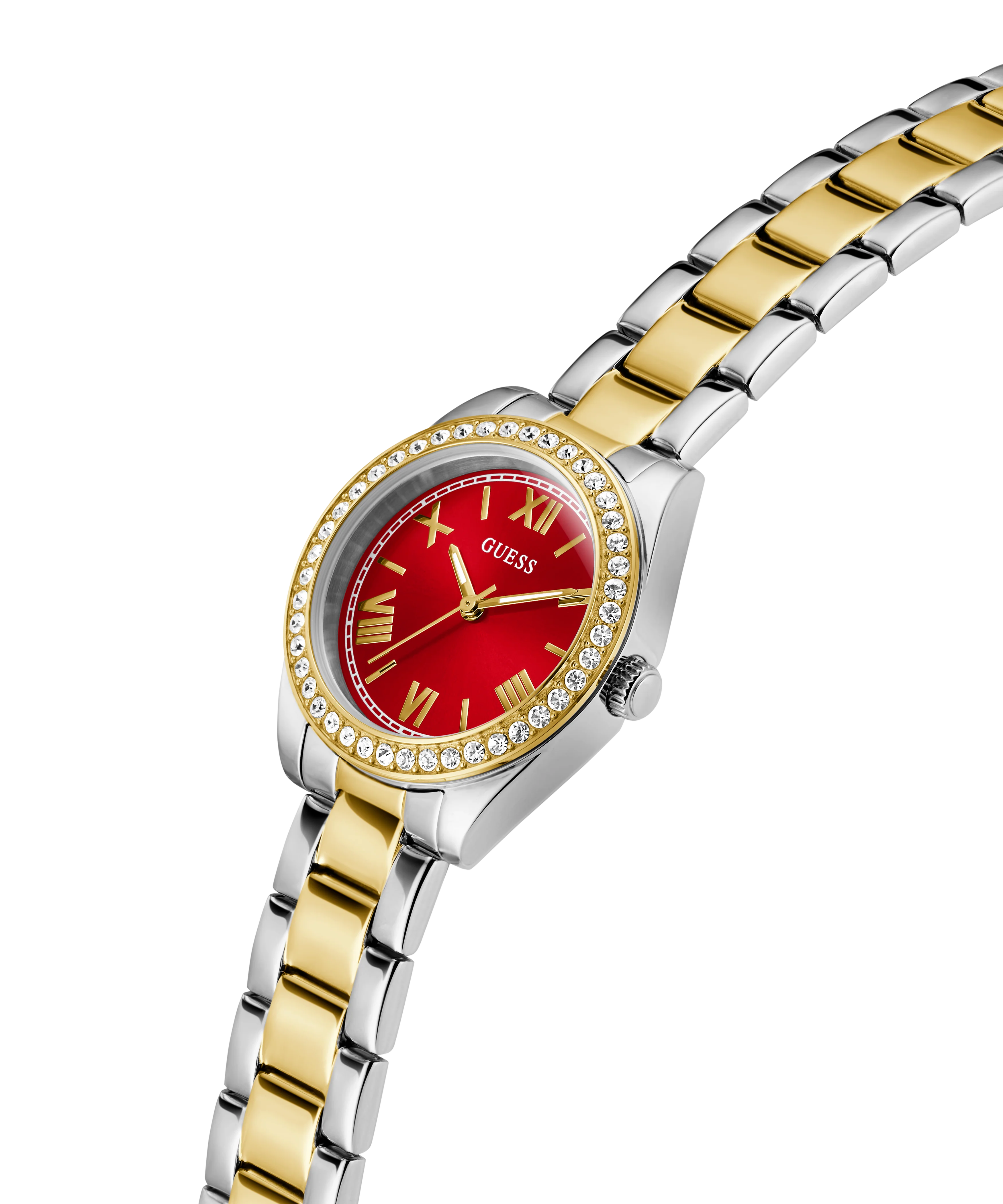 GUESS Ladies Mini Luna 2-Tone Analog Watch - Image 2