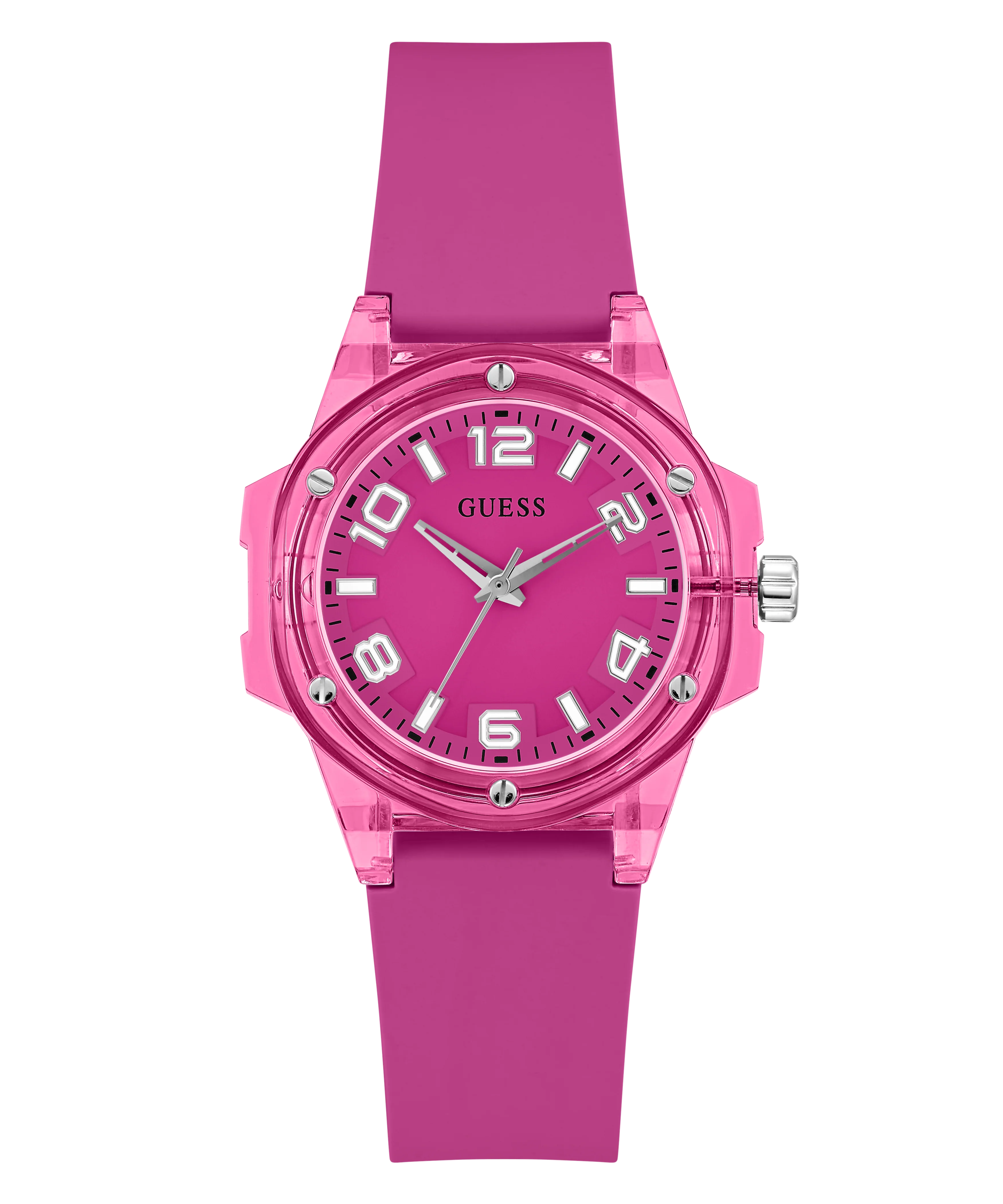 GUESS Ladies Pink Analog Watch - Image 4