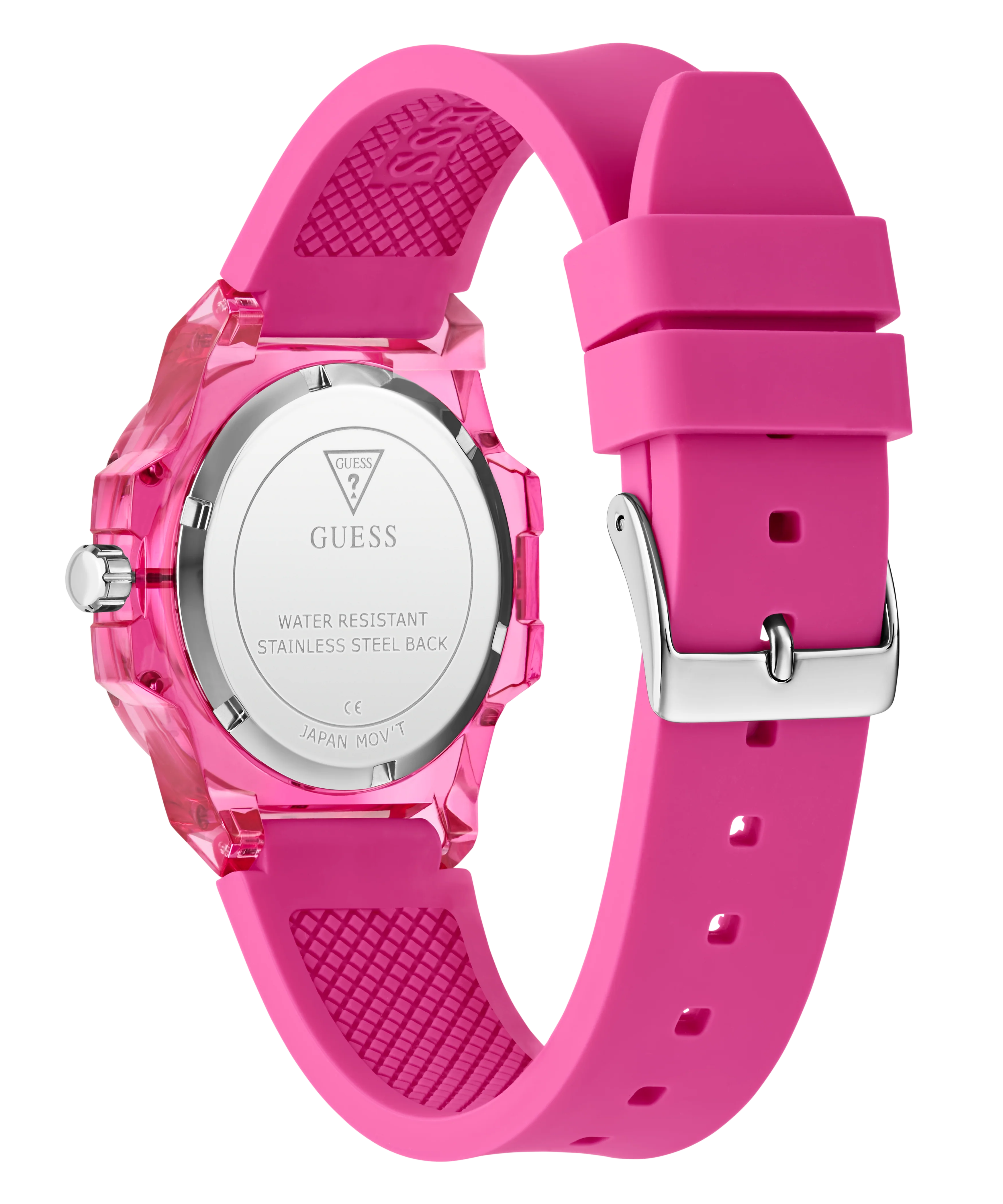 GUESS Ladies Pink Analog Watch - Image 7