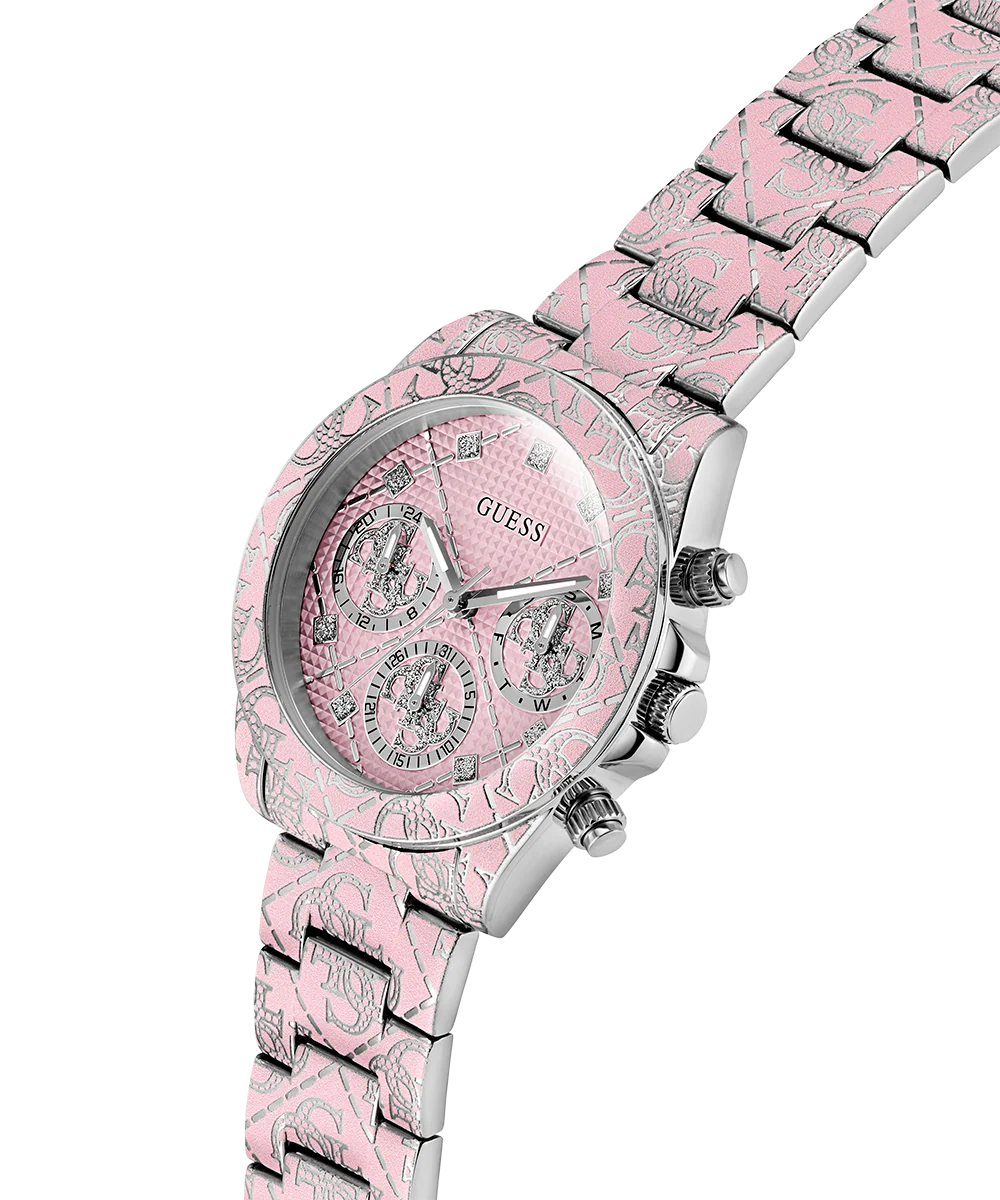 GUESS Ladies Pink Multi-function Watch - Image 3