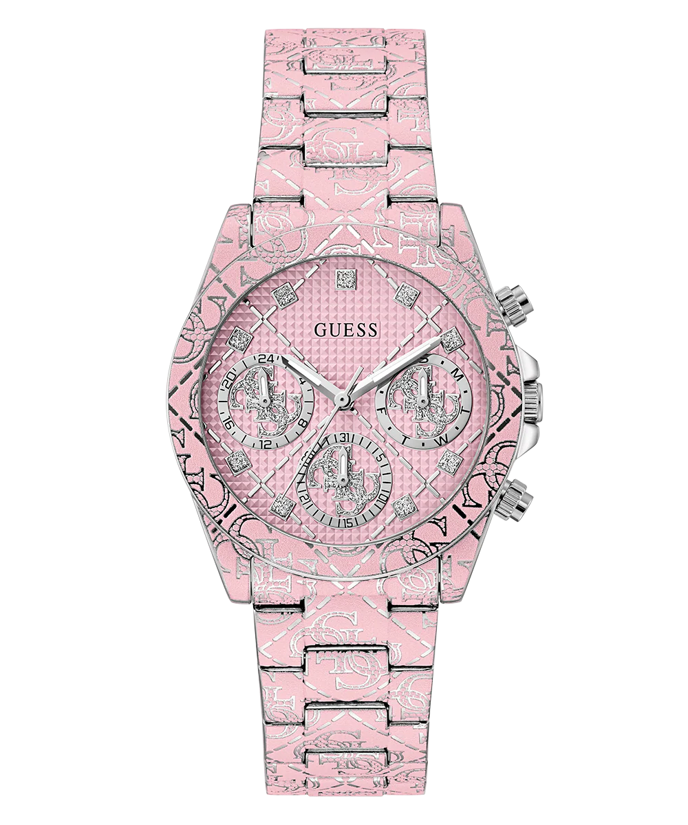 GUESS Ladies Pink Multi-function Watch - Image 5