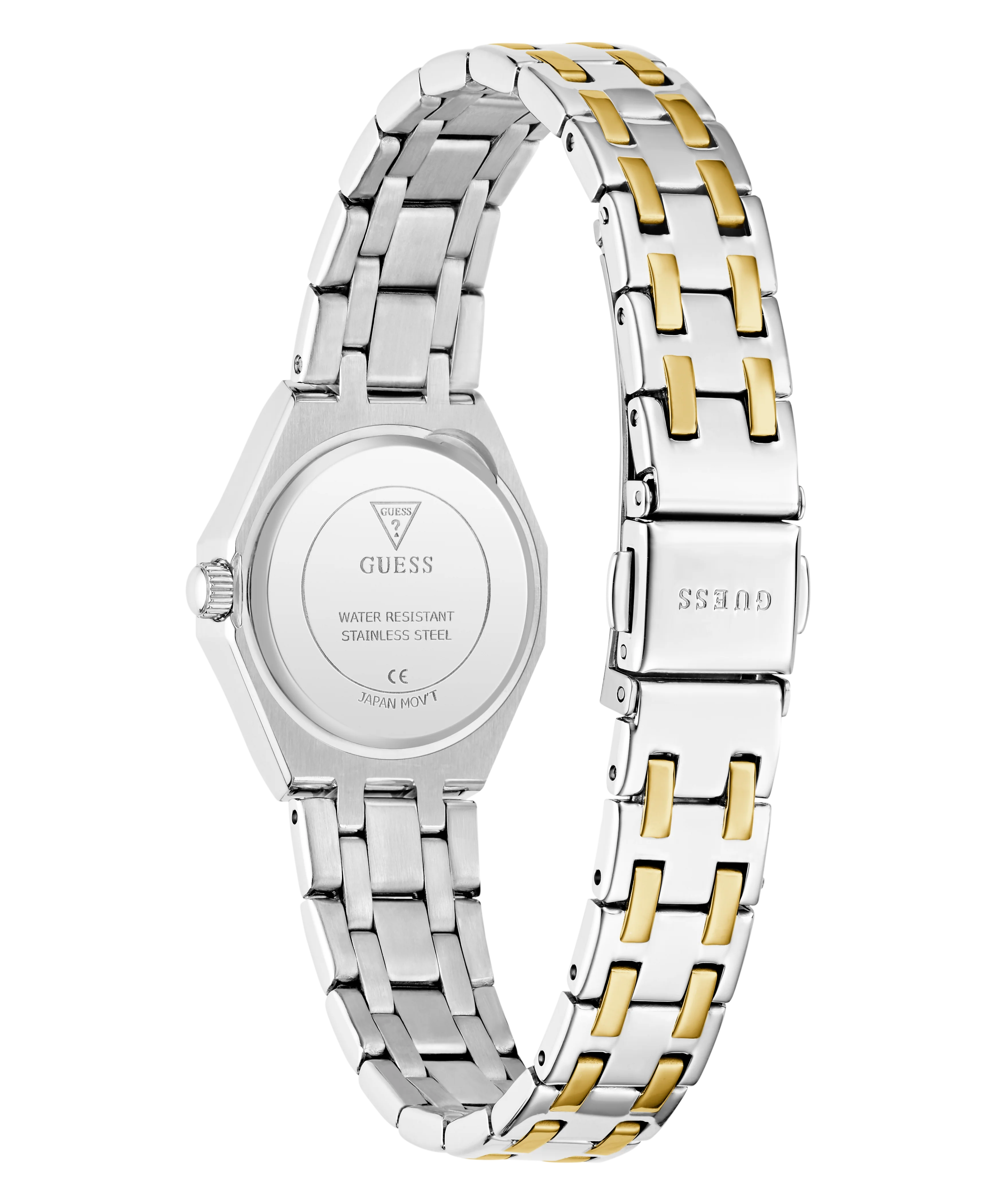 GUESS Ladies Pixie 2-Tone Analog Watch - Image 7