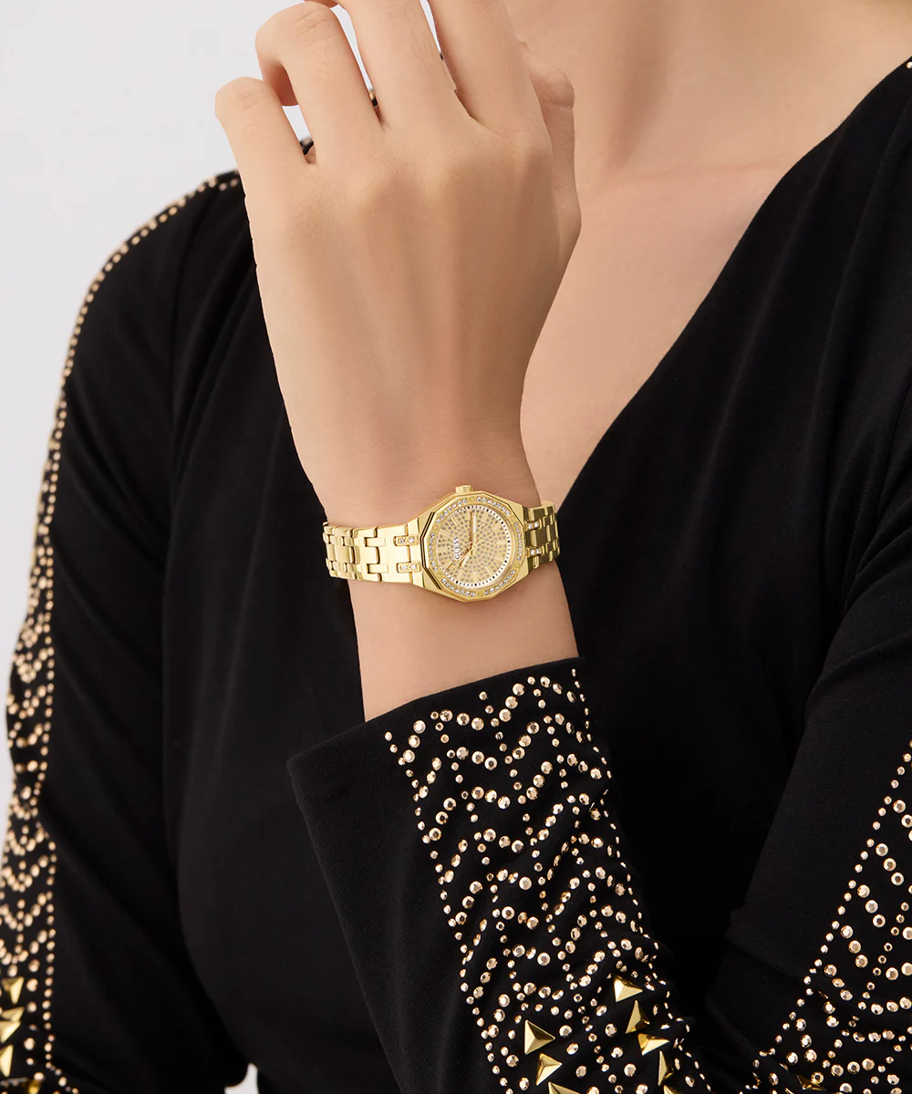 GUESS Ladies Pixie Gold Tone Analog Watch - Image 3
