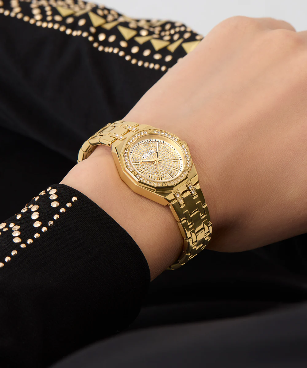 GUESS Ladies Pixie Gold Tone Analog Watch - Image 5