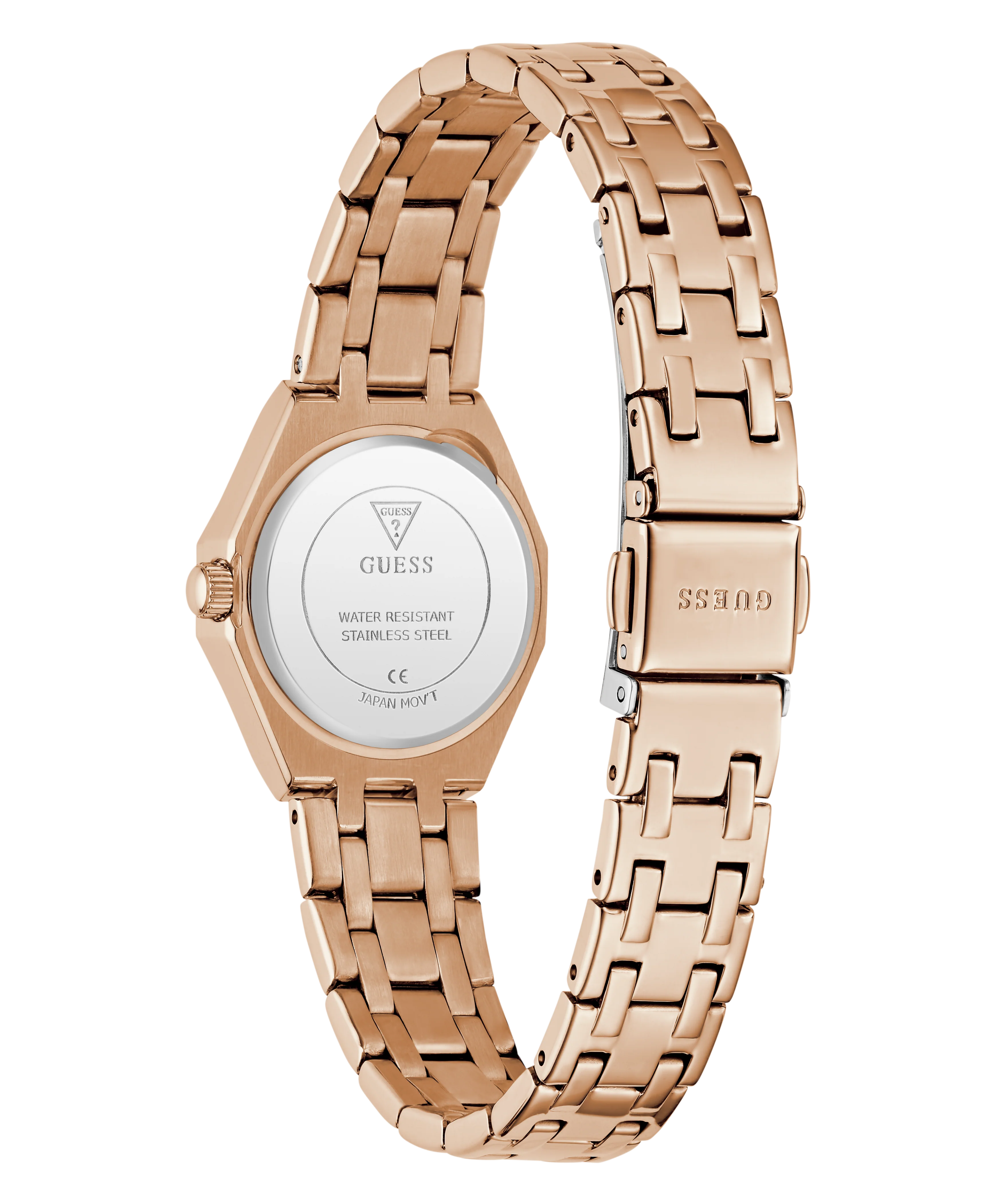 GUESS Ladies Pixie Rose Gold Tone Analog Watch - Image 7