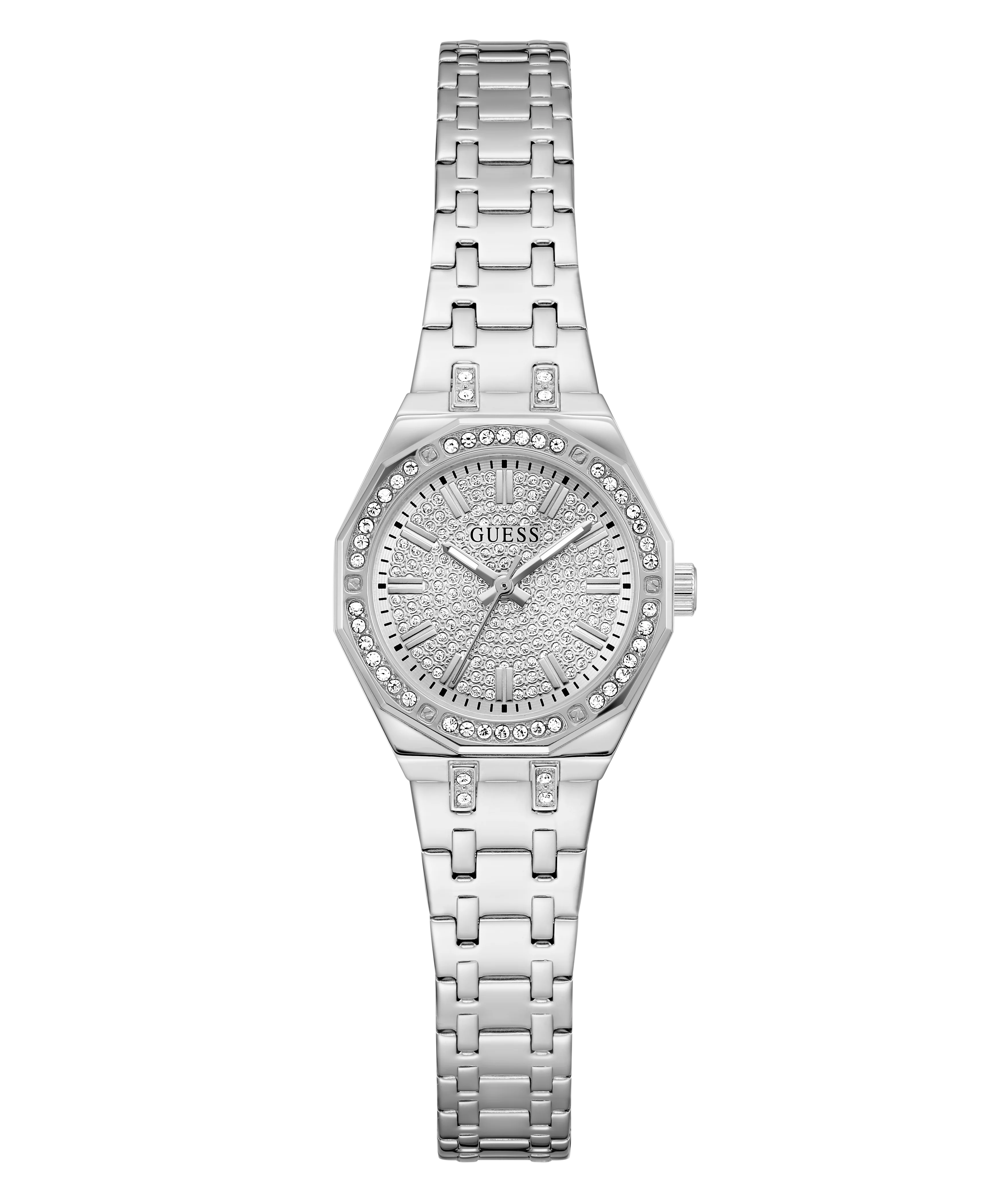 GUESS Ladies Pixie Silver Tone Analog Watch - Image 4