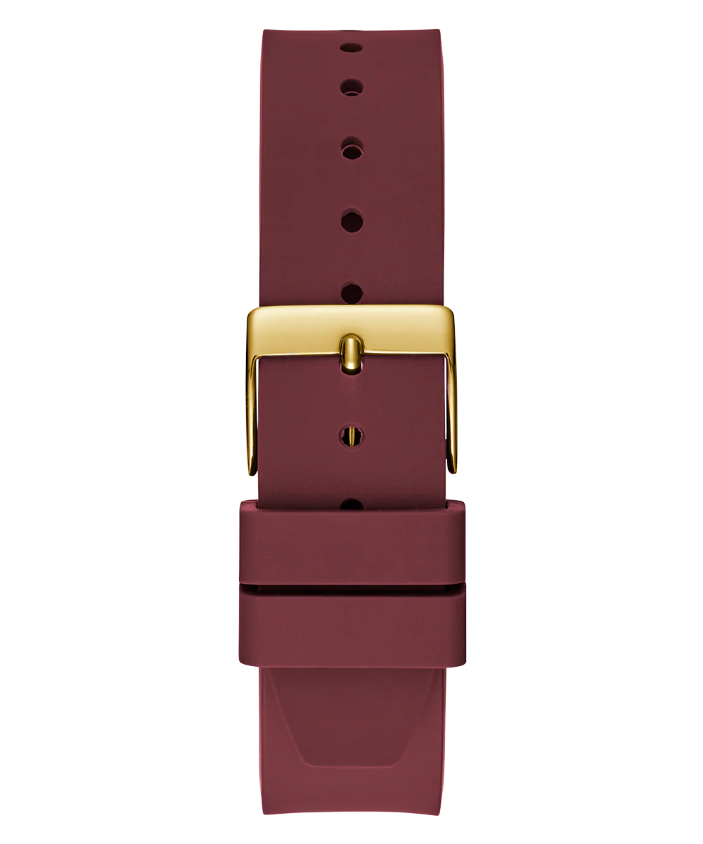 GUESS Ladies Red Gold Tone Analog Watch - Image 5