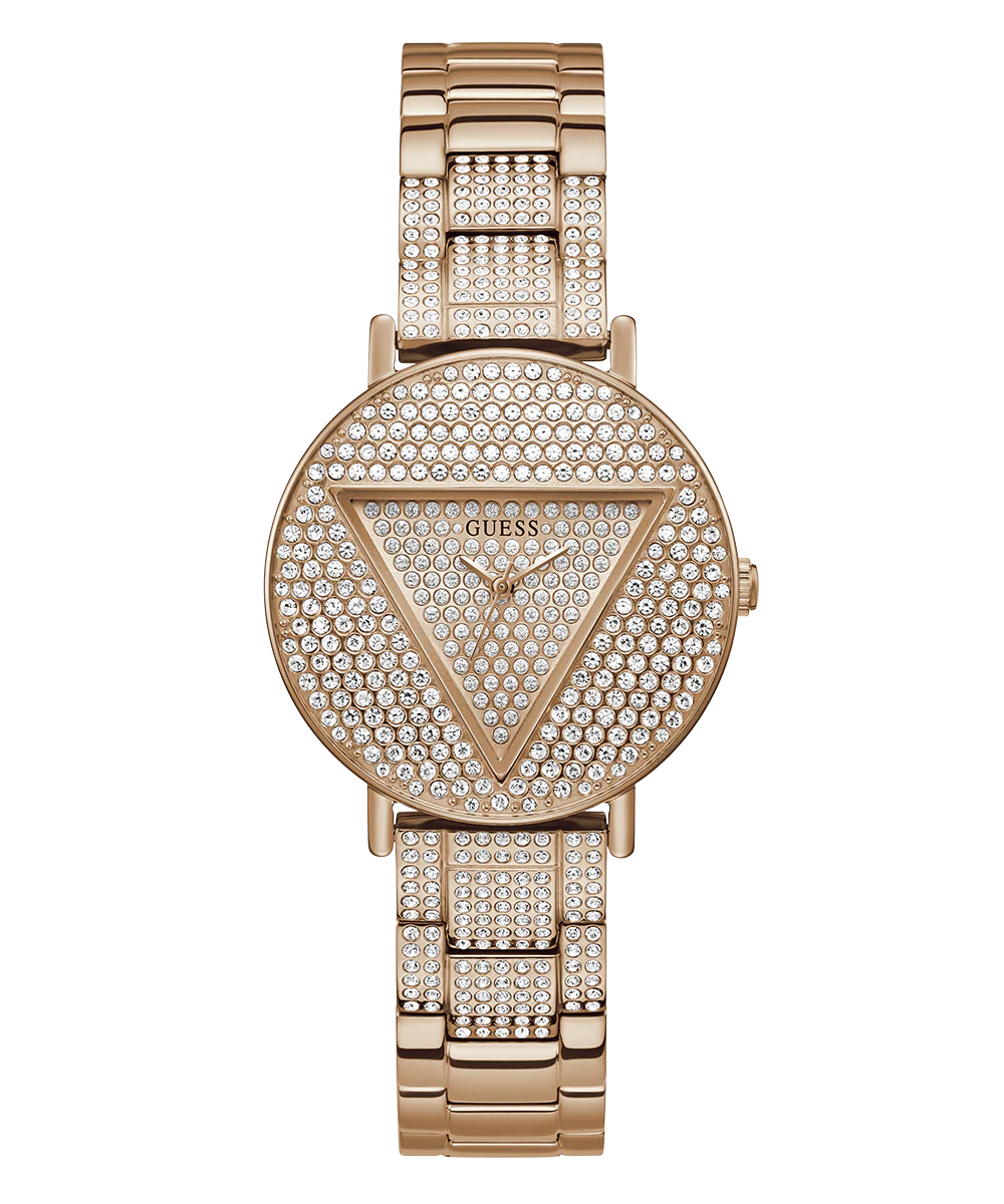 GUESS Ladies Rose Gold Analog Watch - Image 3