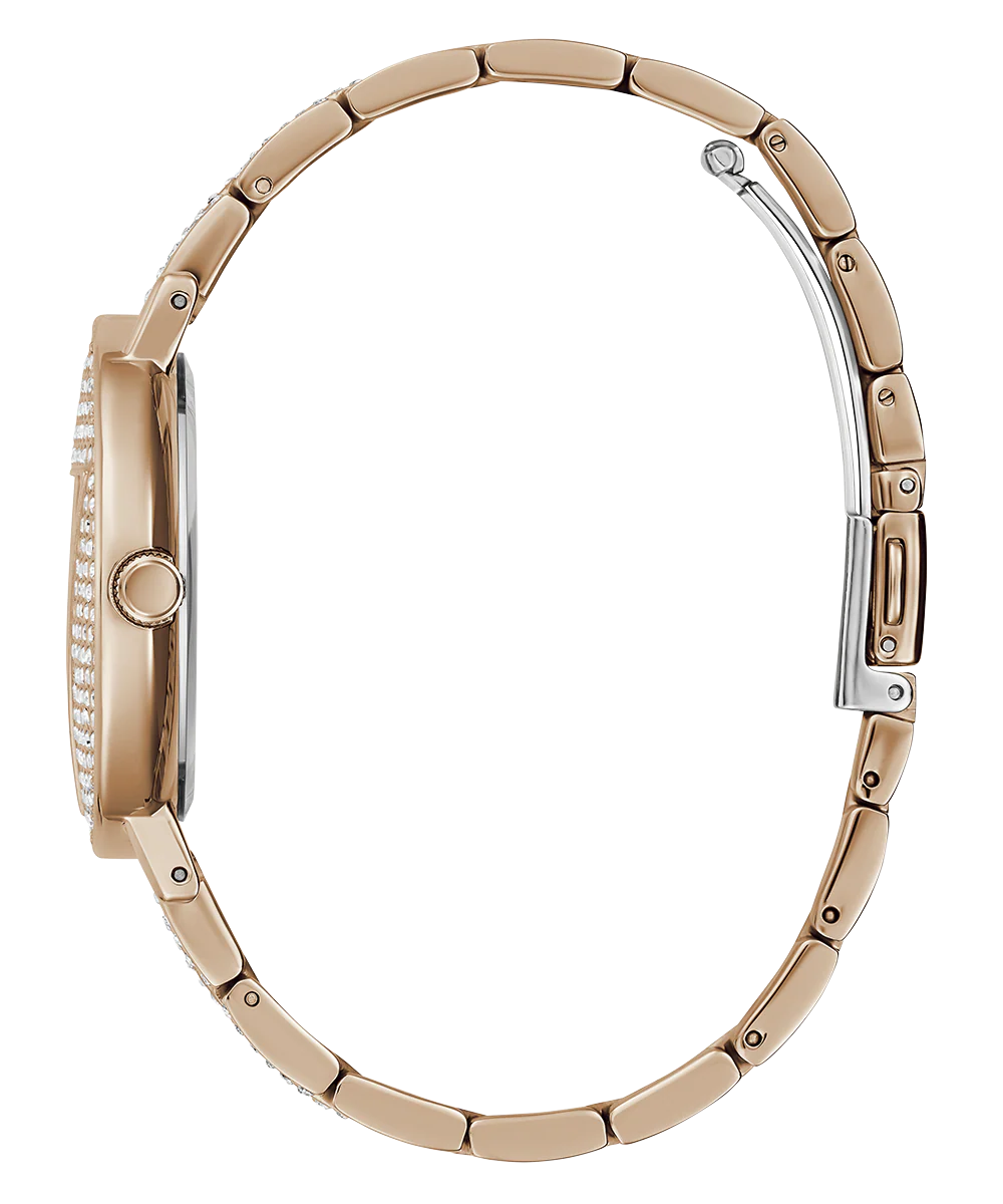 GUESS Ladies Rose Gold Analog Watch - Image 4