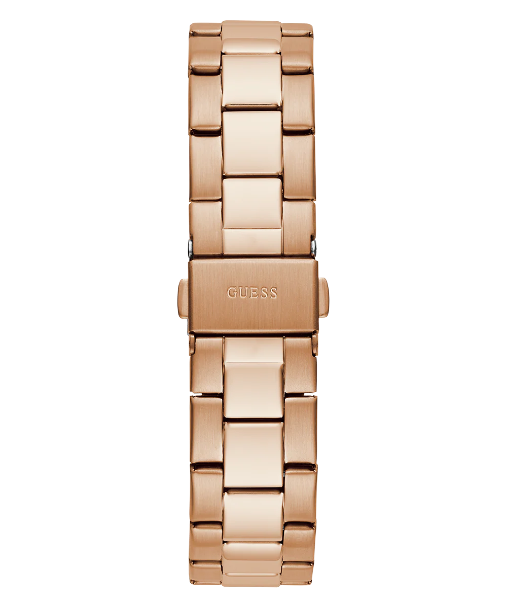 GUESS Ladies Rose Gold Tone 2-Tone Multi-function Watch - Image 5