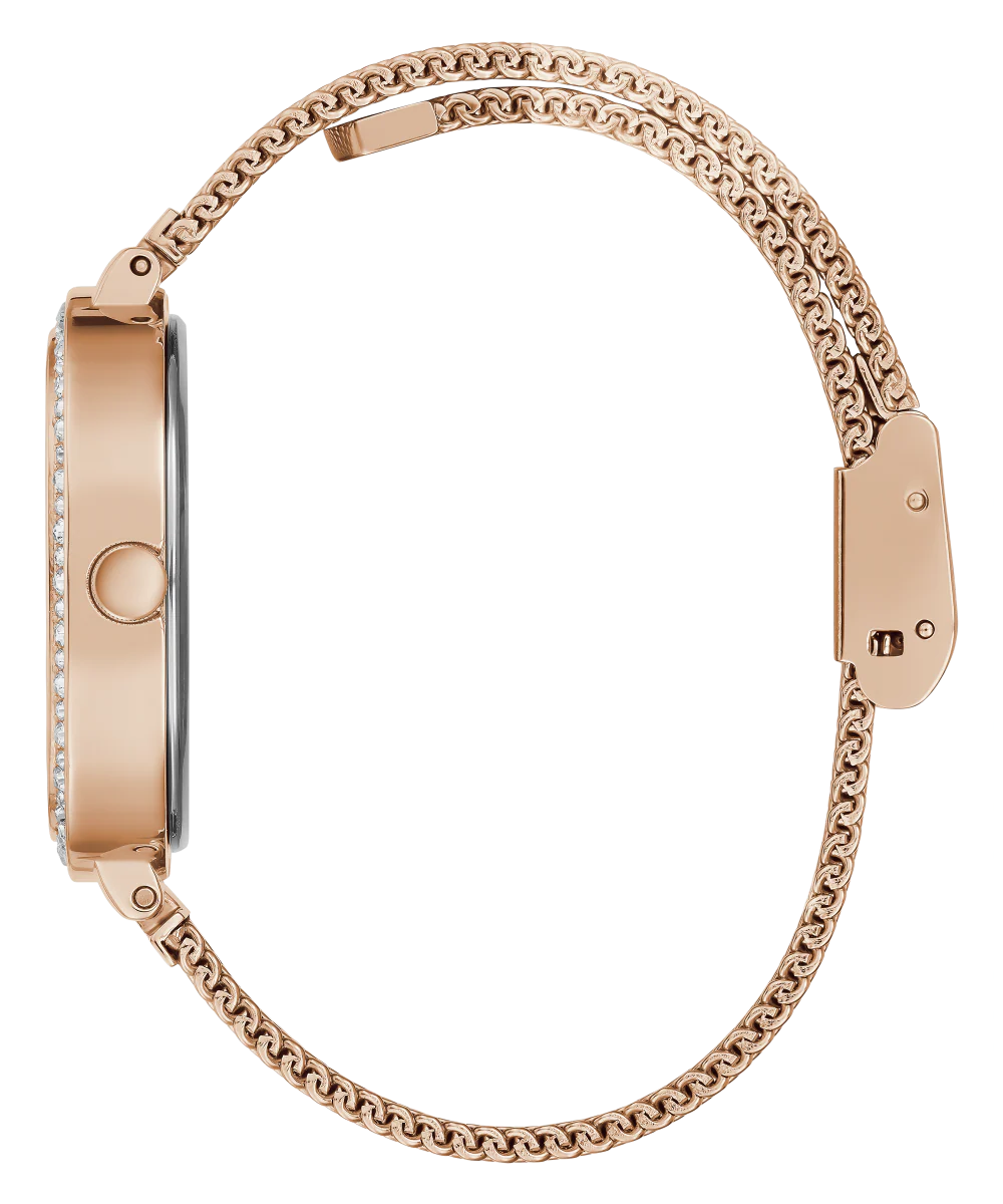 GUESS Ladies Rose Gold Tone Analog Watch - Image 7