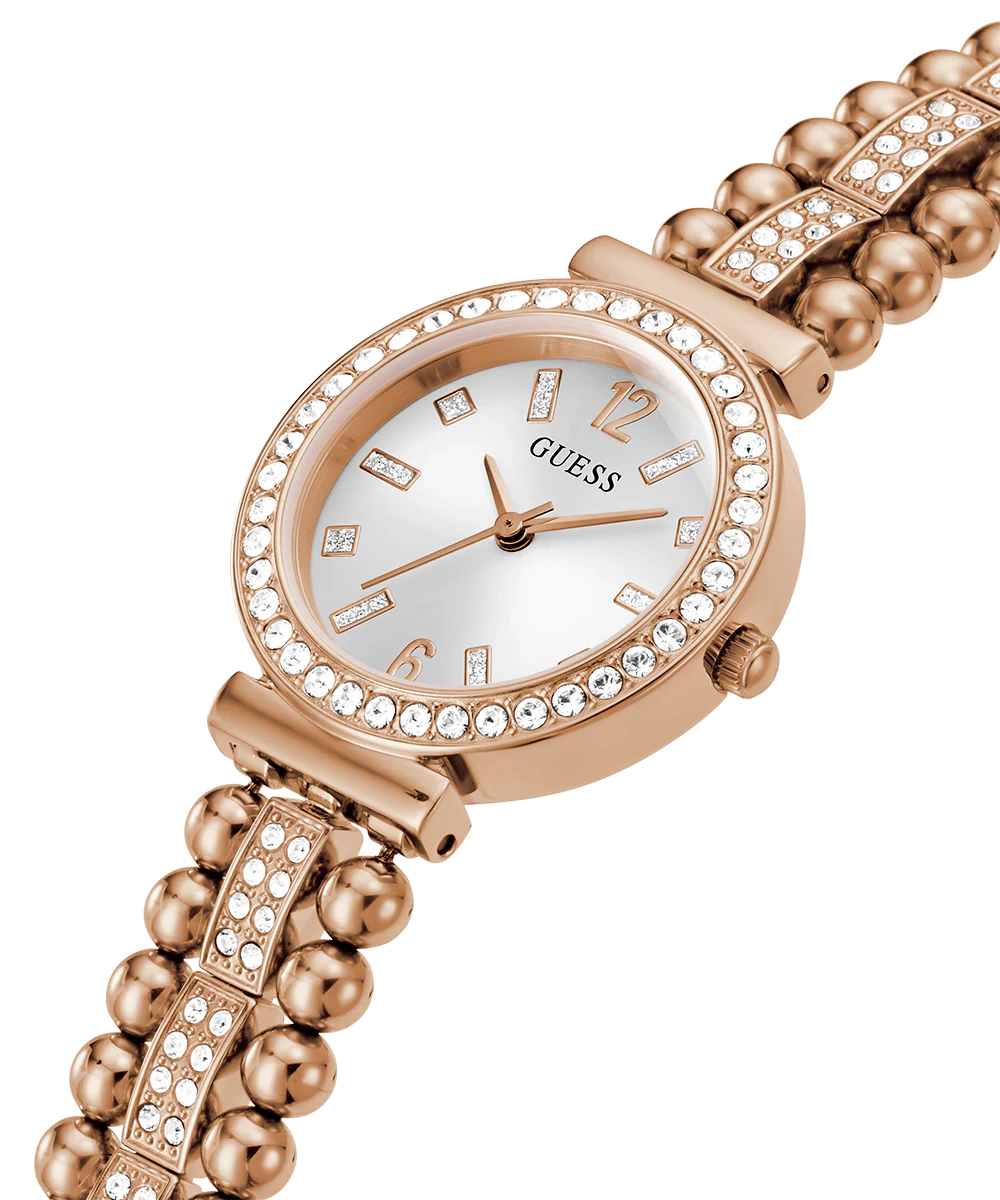 GUESS Ladies Rose Gold Tone Analog Watch - Image 2