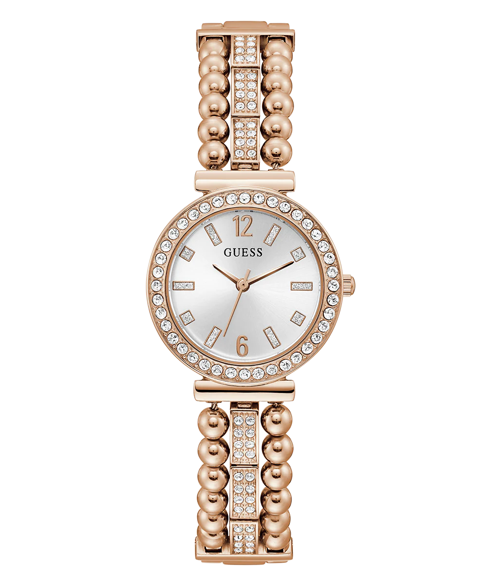 GUESS Ladies Rose Gold Tone Analog Watch - Image 3