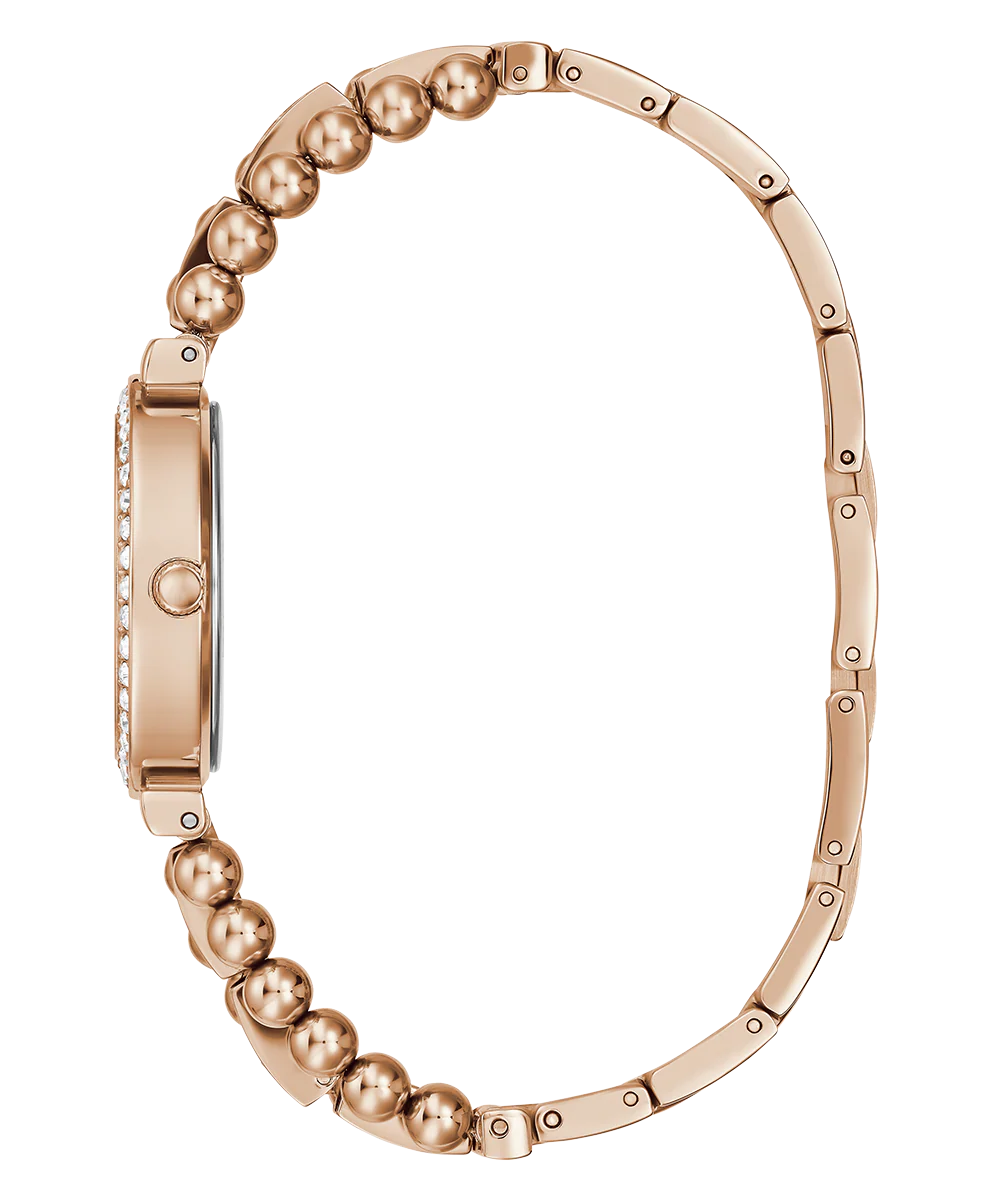 GUESS Ladies Rose Gold Tone Analog Watch - Image 4